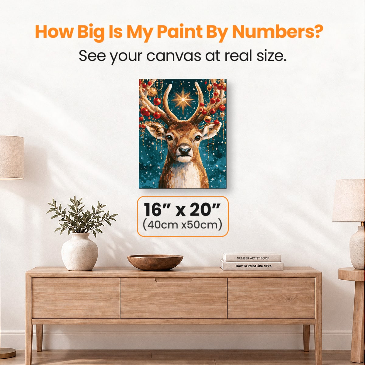 Festive Joy - Number Artist Paint by Numbers Kits