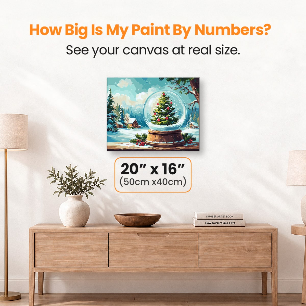 Christmas Tree Globe - Number Artist Paint by Numbers Kits