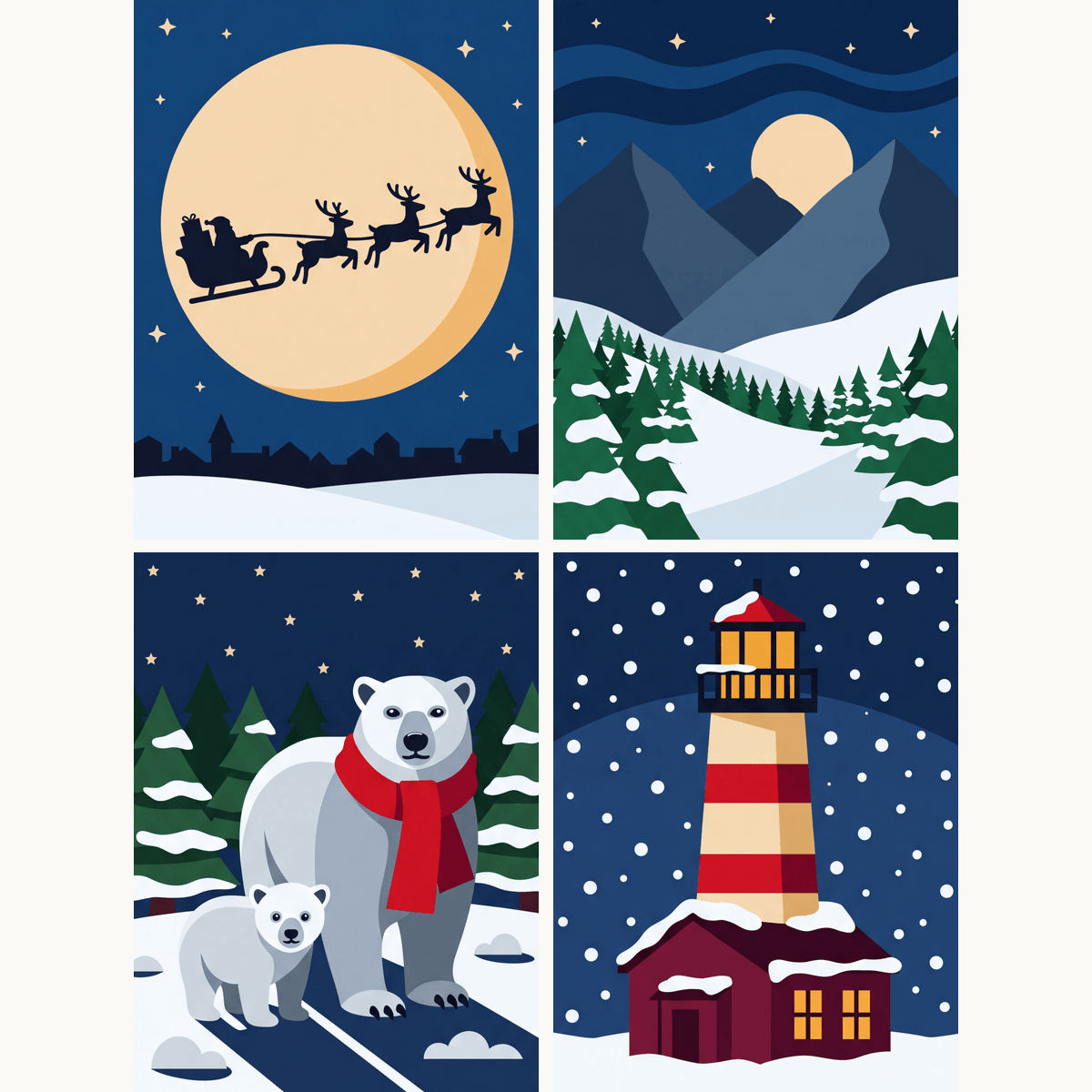 Winter Magic - Number Artist Paint by Numbers Kits