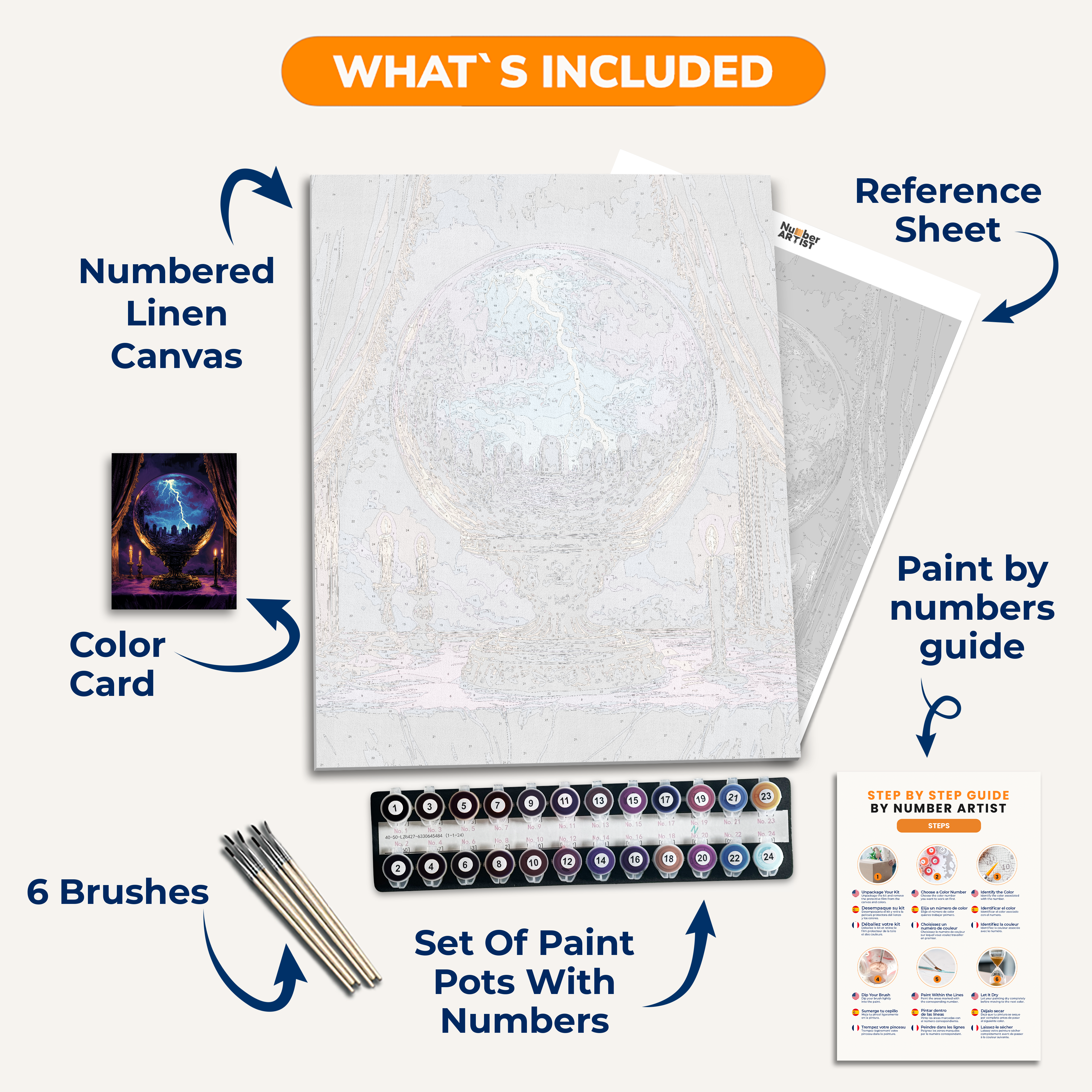 Cemetery Watcher - Number Artist Paint by Numbers Kits