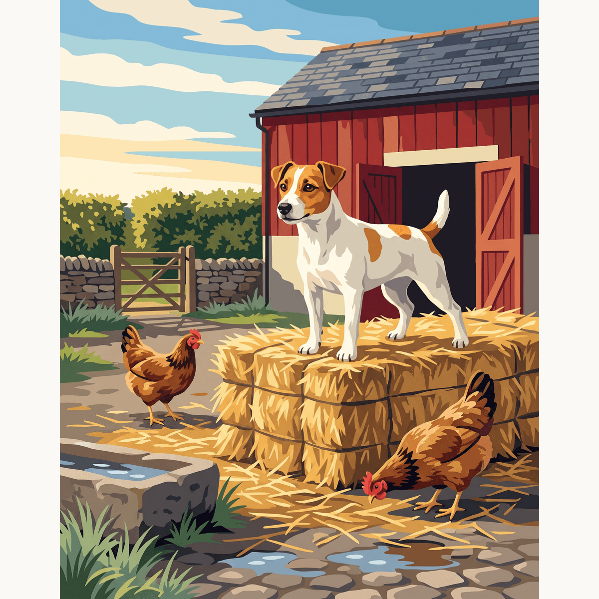 Hay Bale Boss - Number Artist Paint by Numbers Kits