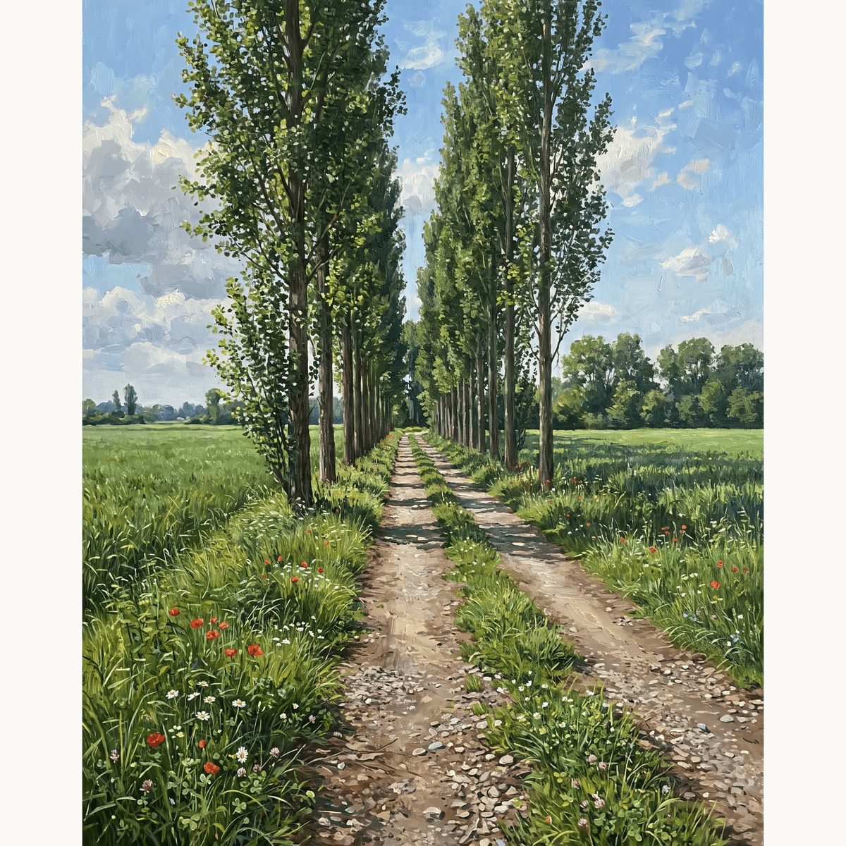 Poplar Promenade - Number Artist Paint by Numbers Kits
