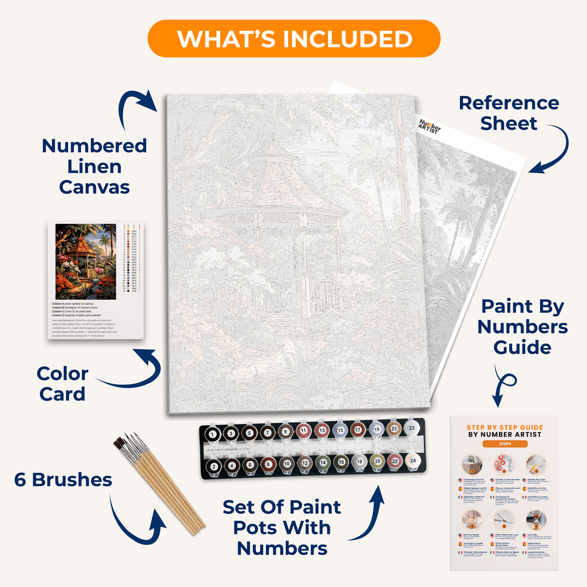 Hidden Gazebo - Number Artist Paint by Numbers Kits