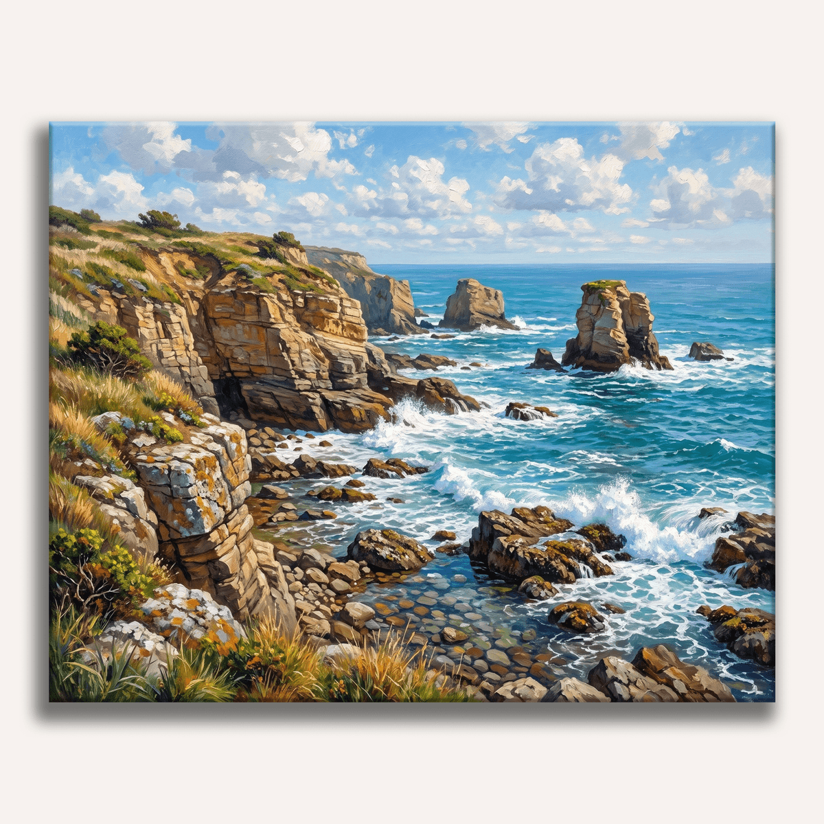Rocky Coast - Number Artist Paint by Numbers Kits