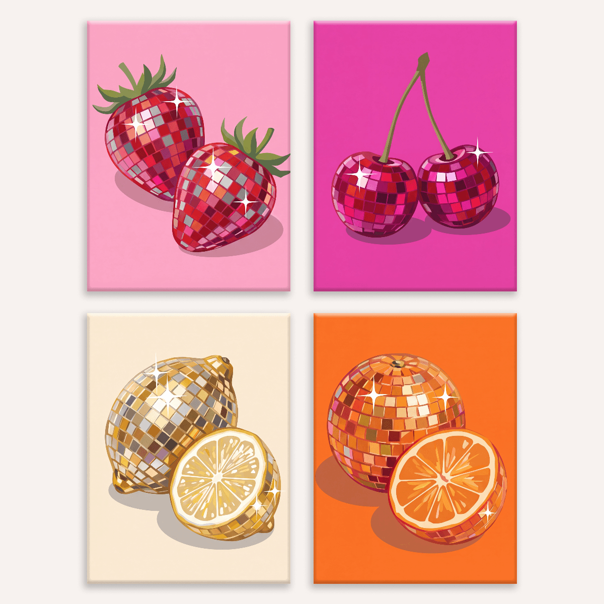 Fruit Disco - Number Artist Paint by Numbers Kits