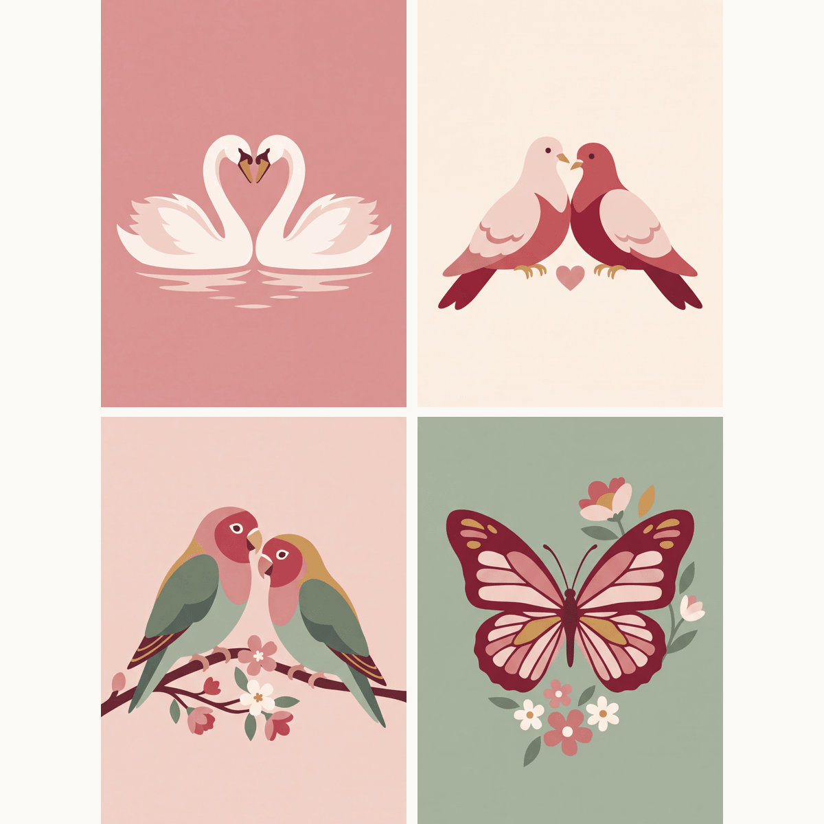 Love Takes Flight - Number Artist Paint by Numbers Kits