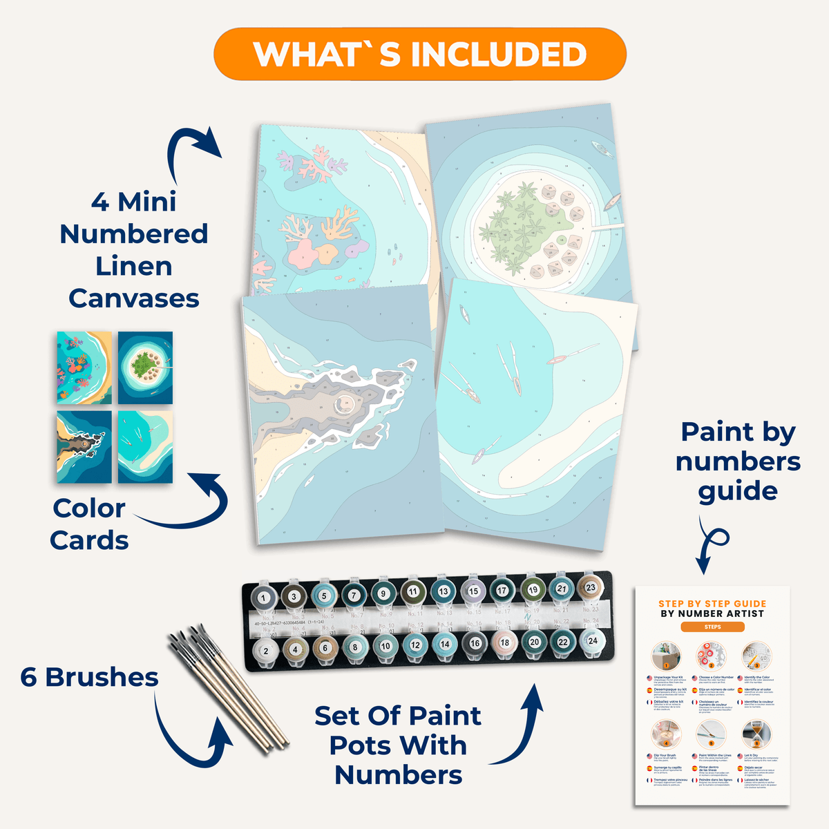 Pelican's View - Number Artist Paint by Numbers Kits