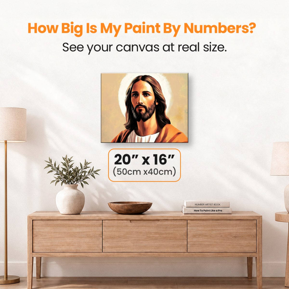 Jesus Portrait - Number Artist Paint by Numbers Kits