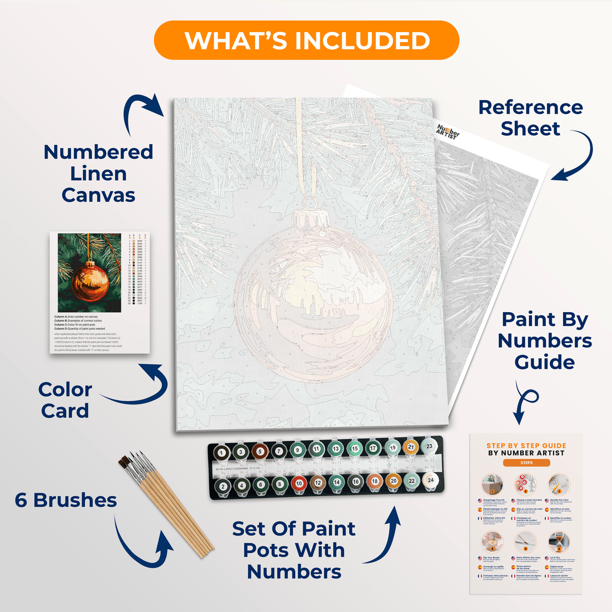 Shiny Decoration - Number Artist Paint by Numbers Kits