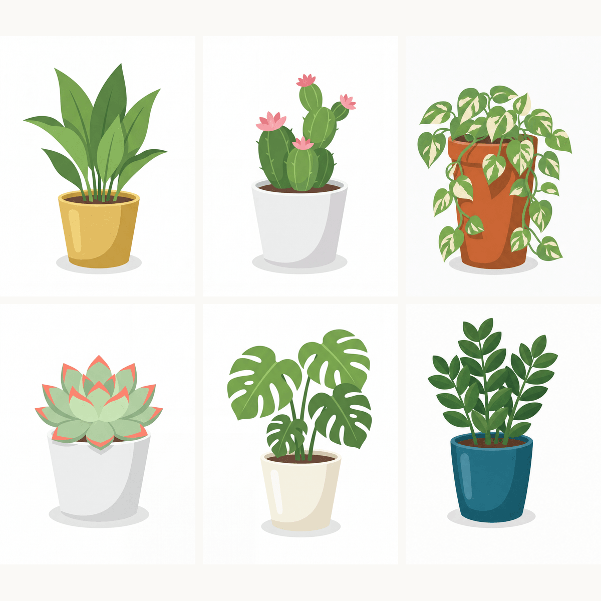 Potted Plants - Number Artist Paint by Numbers Kits