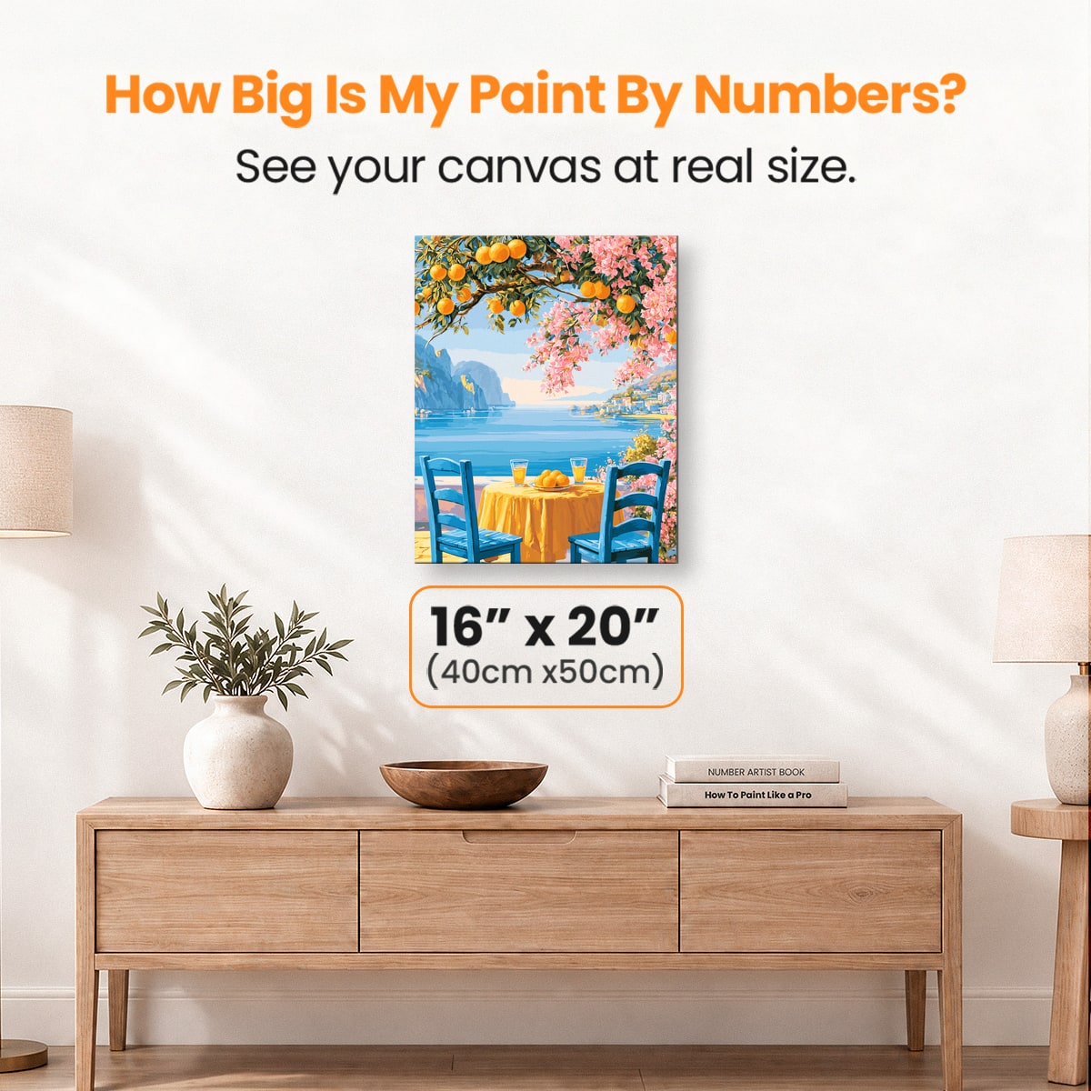 Morning in Amalfi - Number Artist Paint by Numbers Kits
