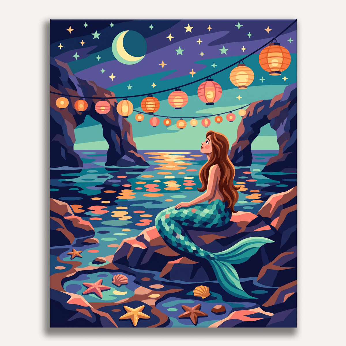Lantern Lullaby - Number Artist Paint by Numbers Kits