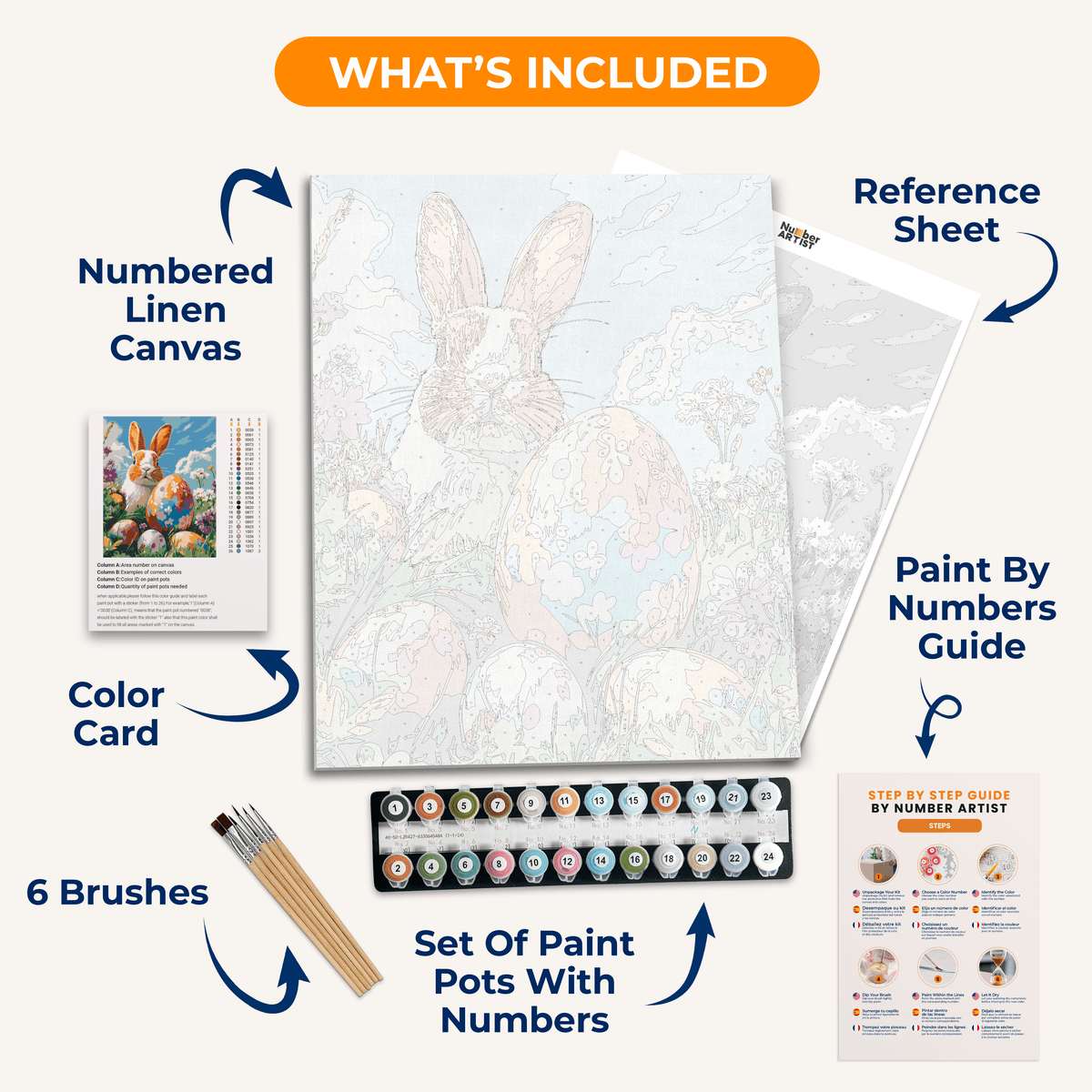 Curious Easter - Number Artist Paint by Numbers Kits