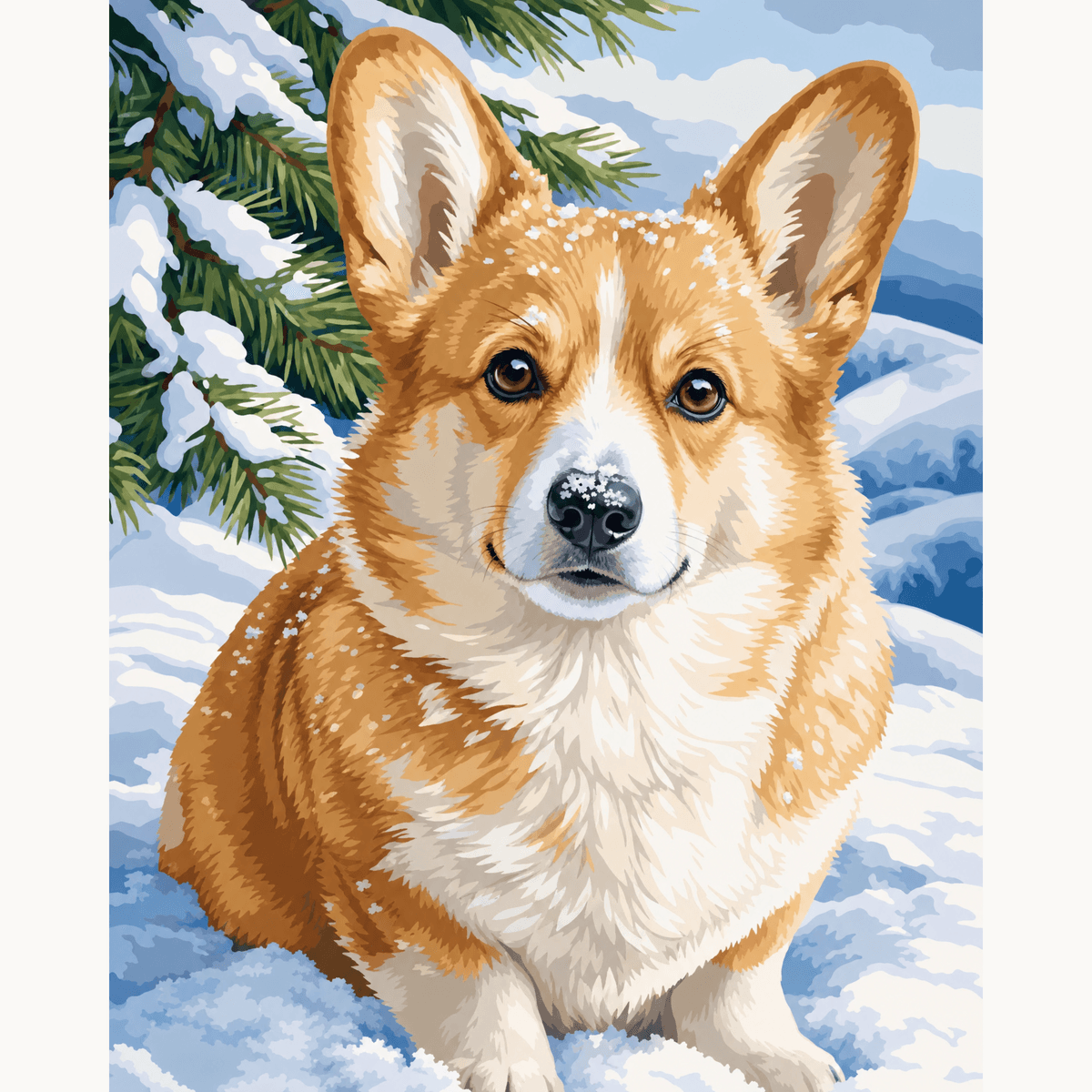 Snow Smile - Number Artist Paint by Numbers Kits