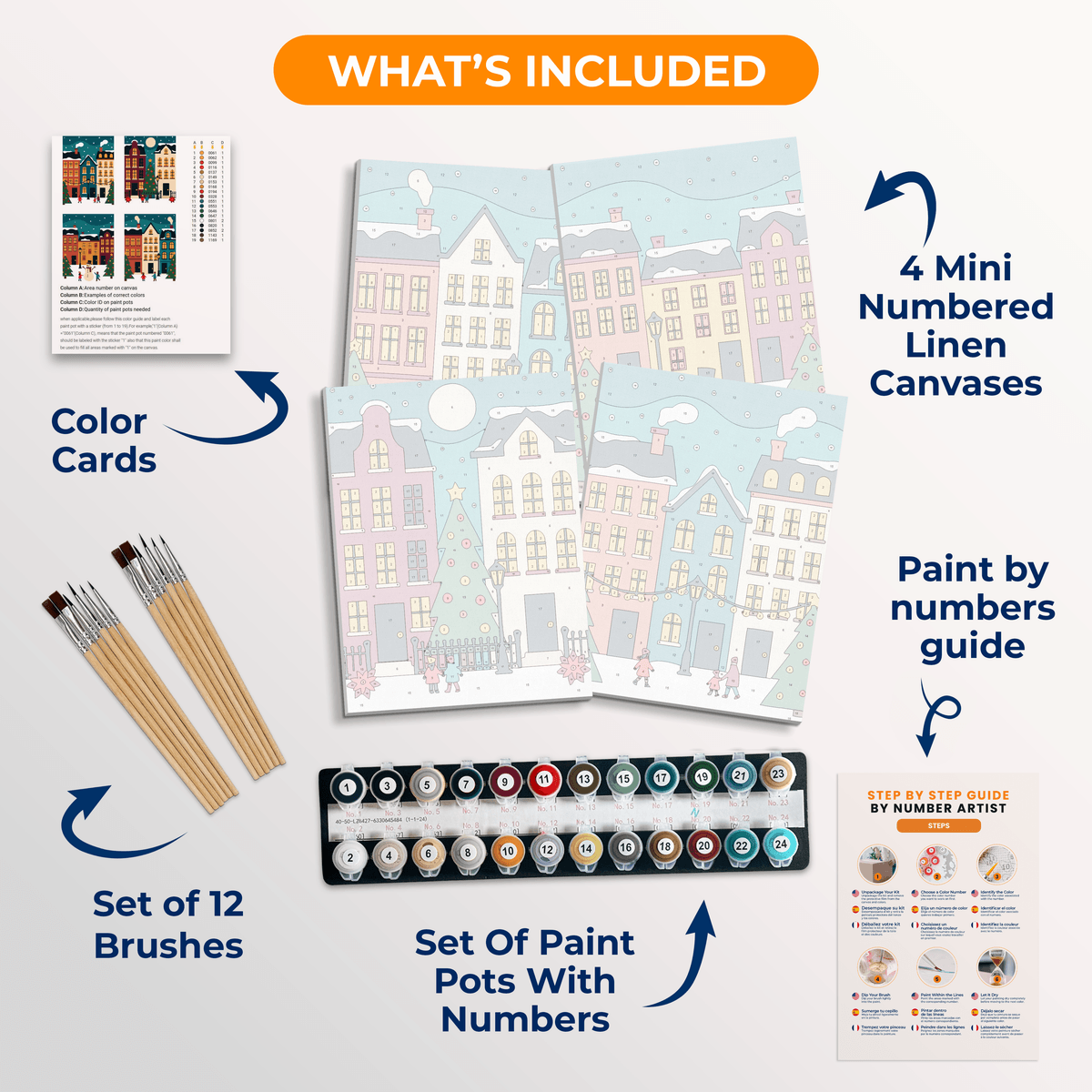 Snowfall Homecoming - Number Artist Paint by Numbers Kits