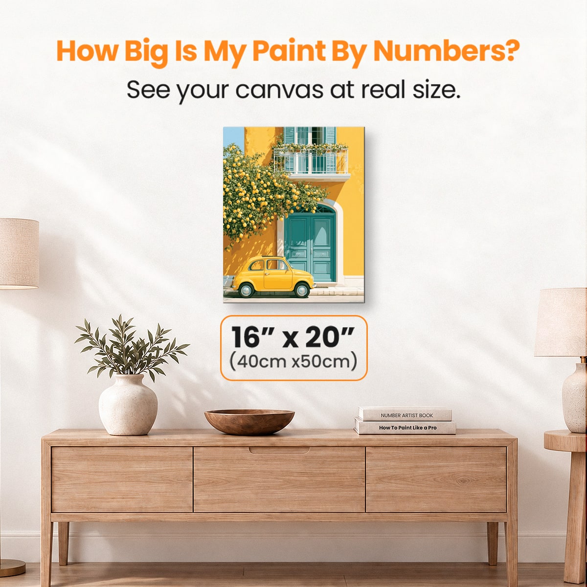 Postcard from Positano - Number Artist Paint by Numbers Kits