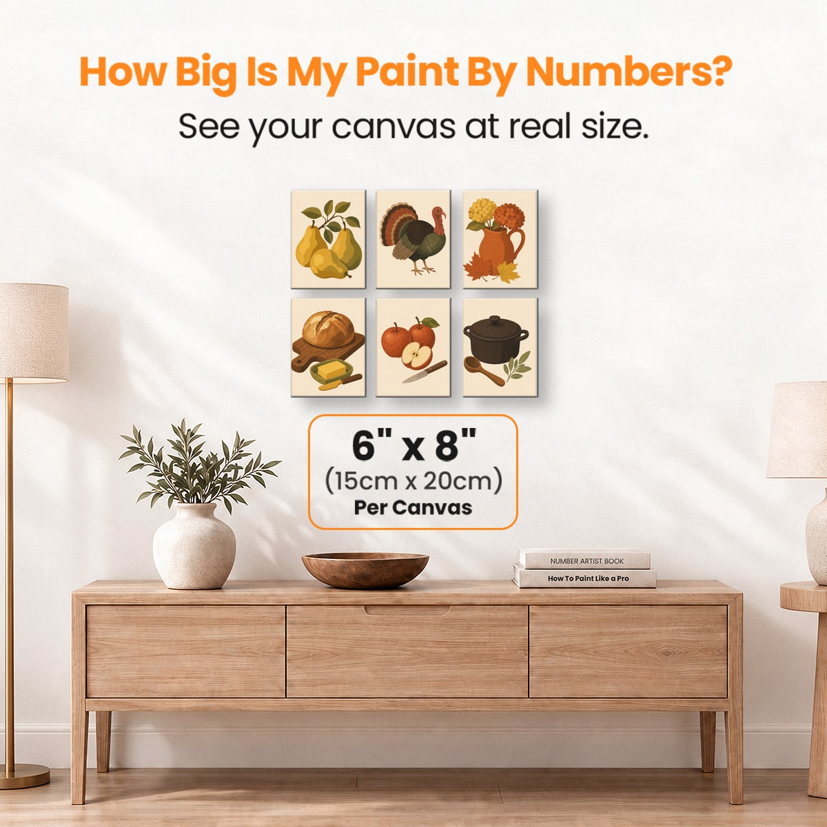 Autumn Feast - Number Artist Paint by Numbers Kits