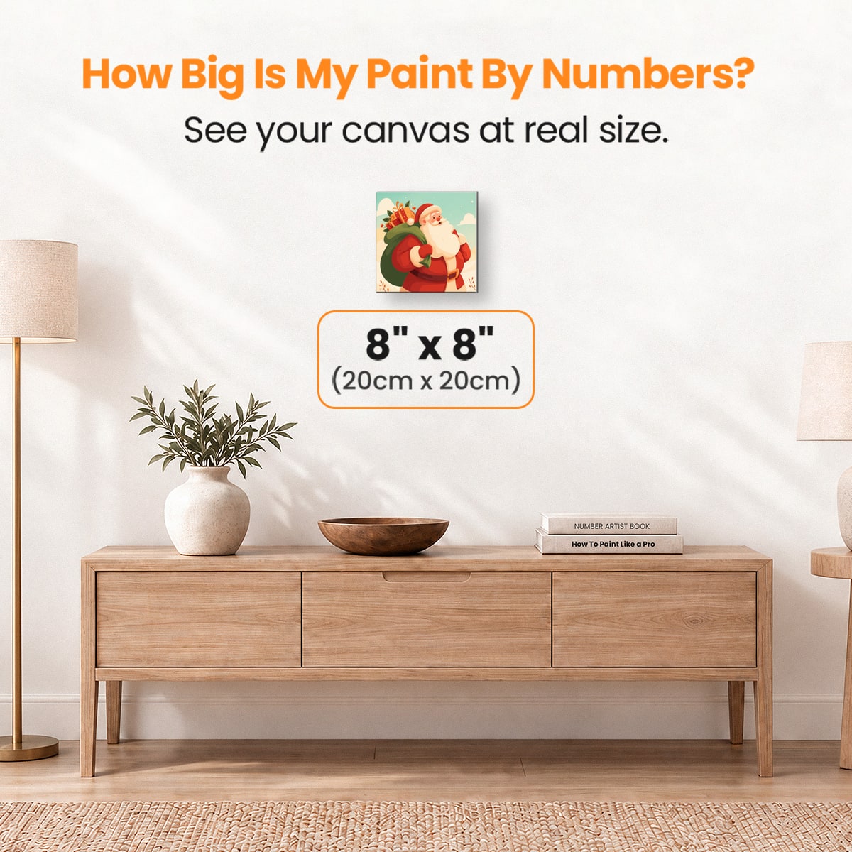 Santa's Gifts - Number Artist Paint by Numbers Kits
