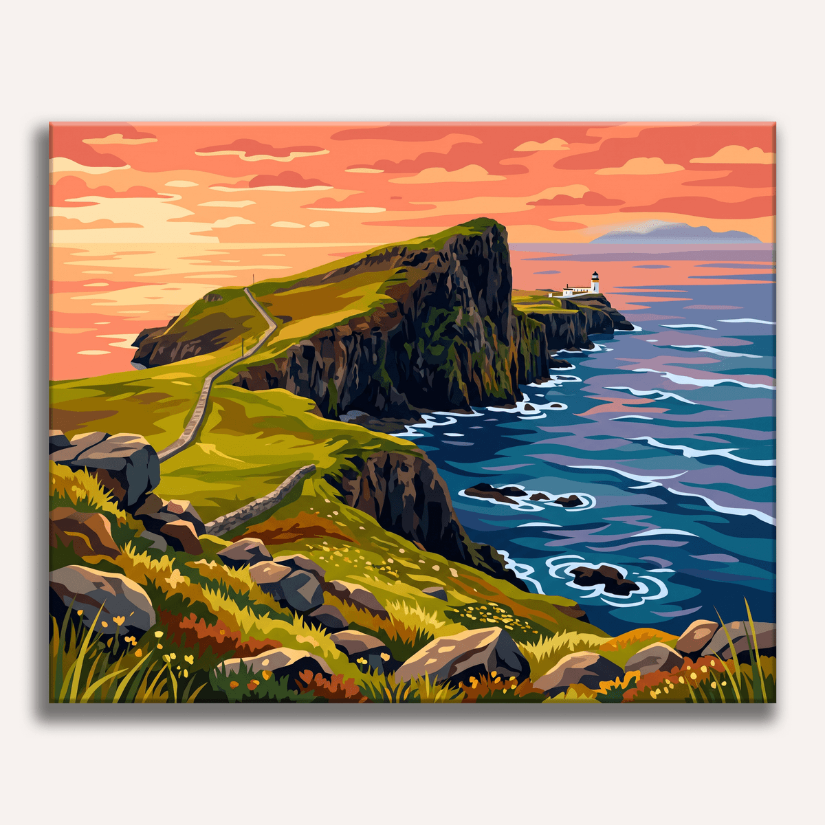 Neist Point Glow - Number Artist Paint by Numbers Kits