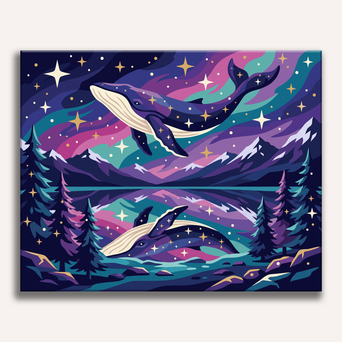 Starry Whale Dreams - Number Artist Paint by Numbers Kits