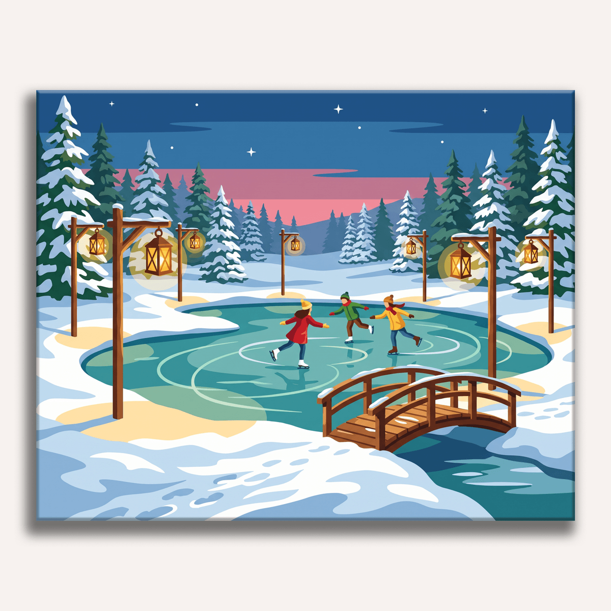Twilight Skate - Number Artist Paint by Numbers Kits