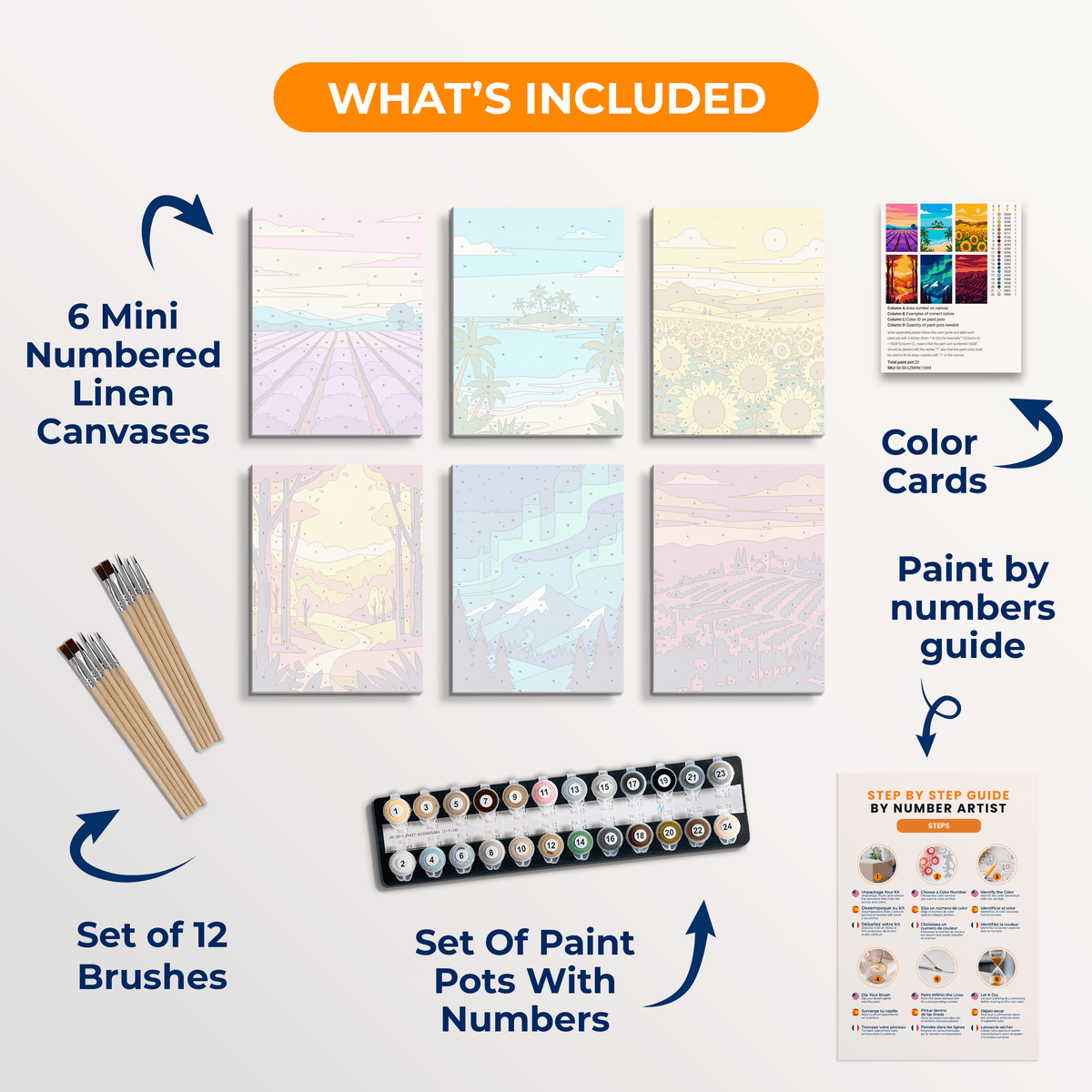 Wild Landscapes Vol. 2 - Number Artist Paint by Numbers Kits