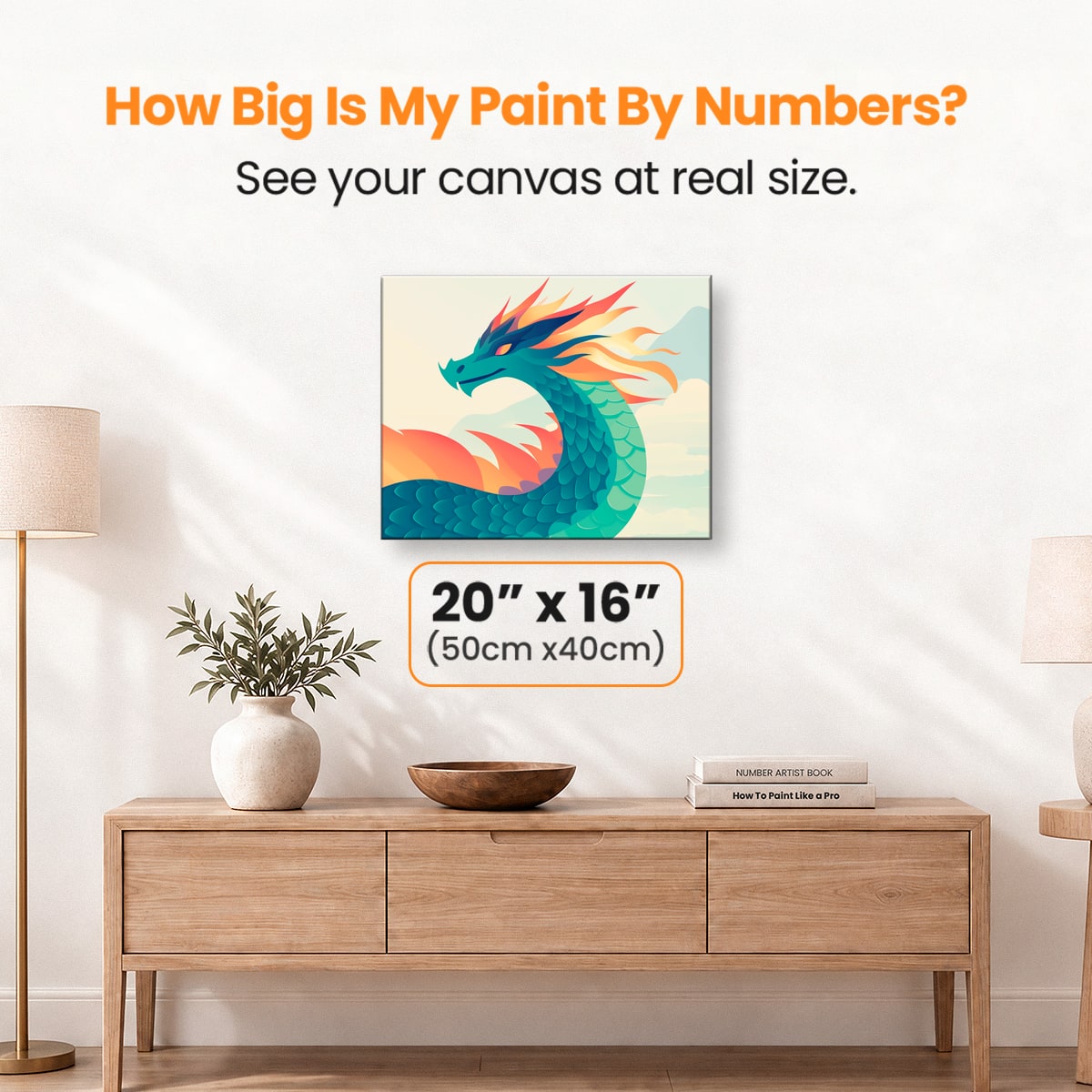 Scale Dragon - Number Artist Paint by Numbers Kits