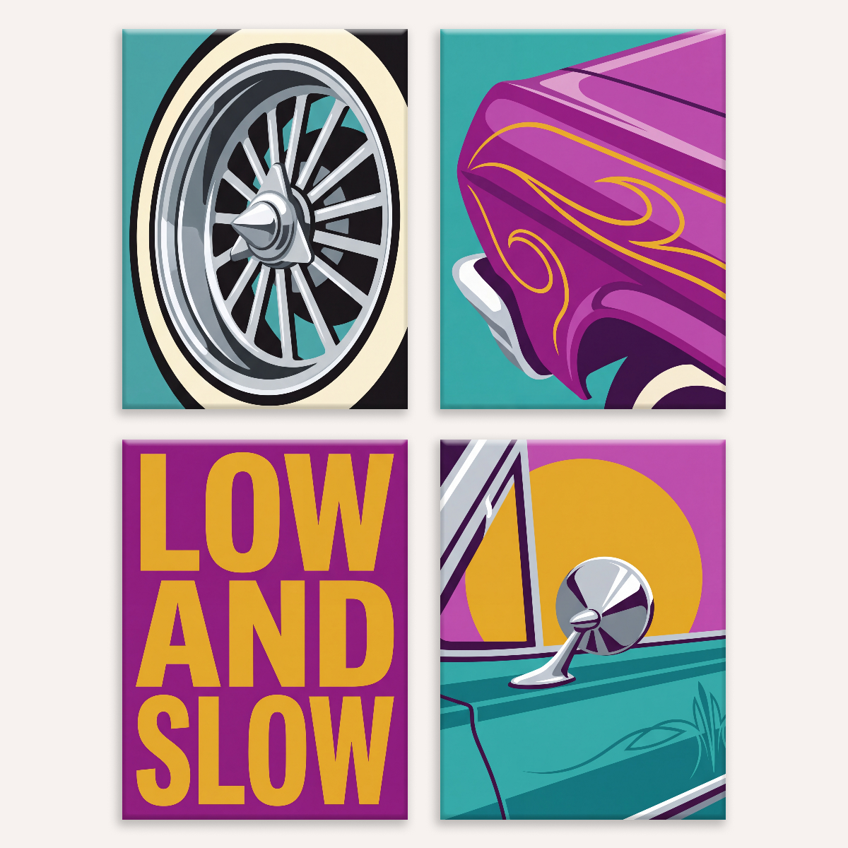 Low and Slow Classics - Number Artist Paint by Numbers Kits