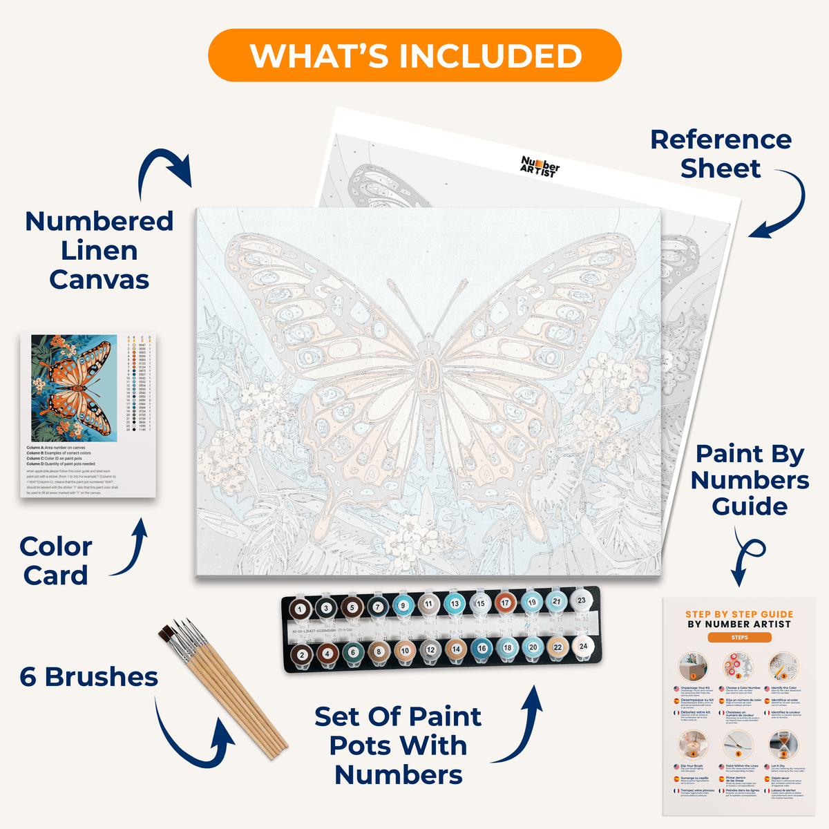 The image showcases a butterfly, characterized by its large wings that spread outward.
