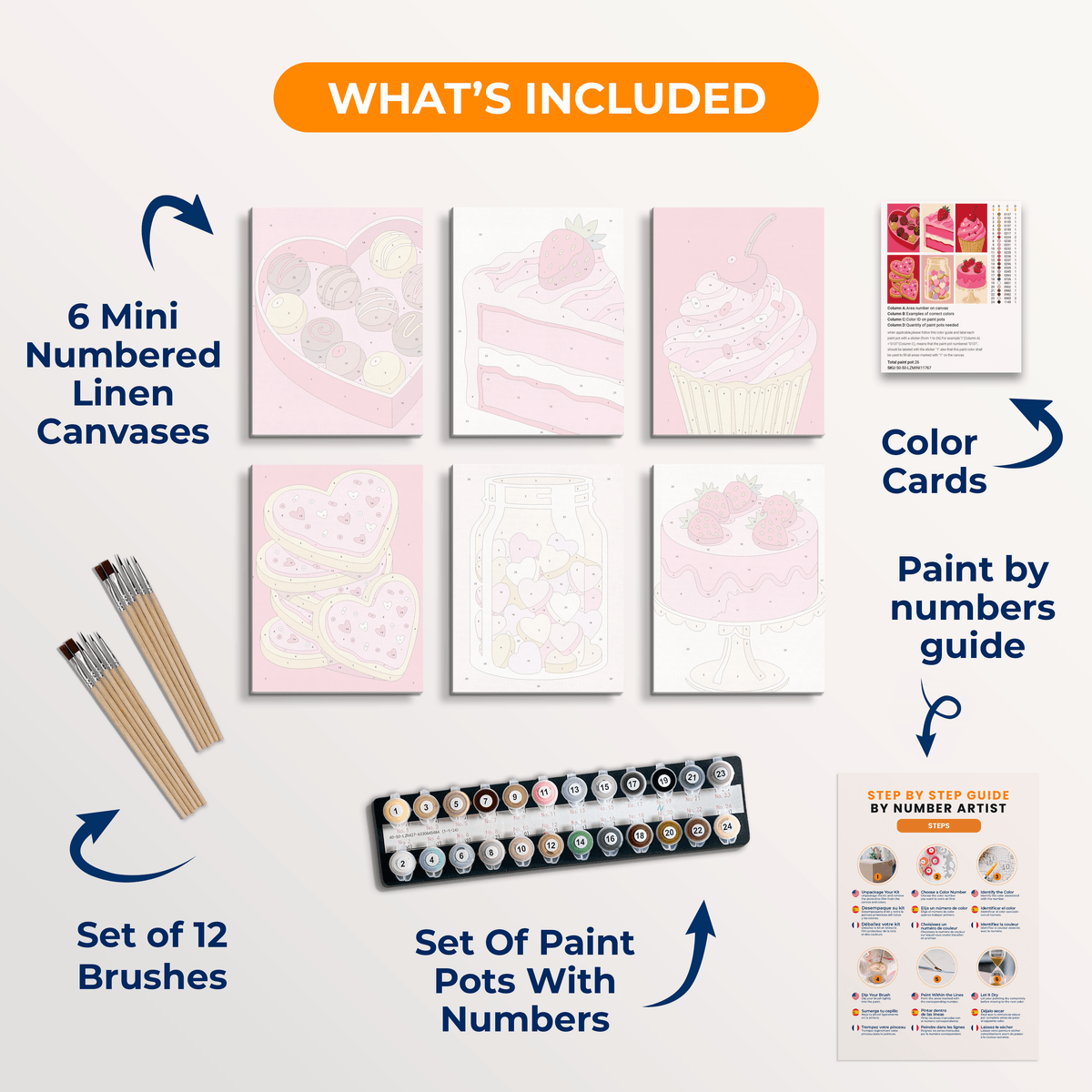 Sugary Valentine - Number Artist Paint by Numbers Kits
