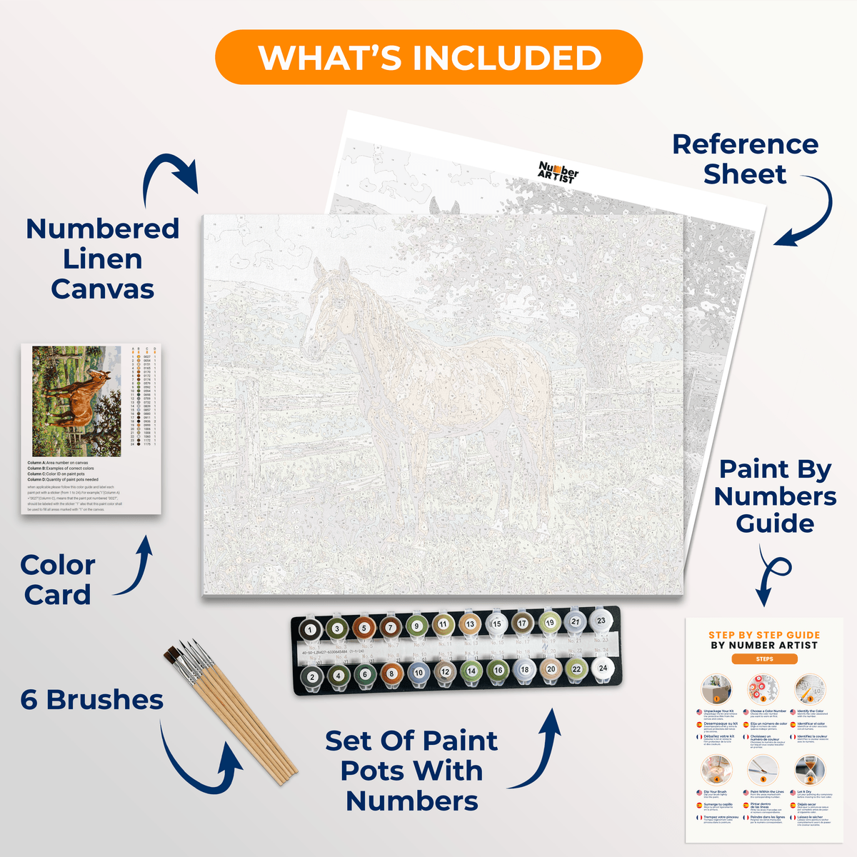 Chestnut Pride - Number Artist Paint by Numbers Kits
