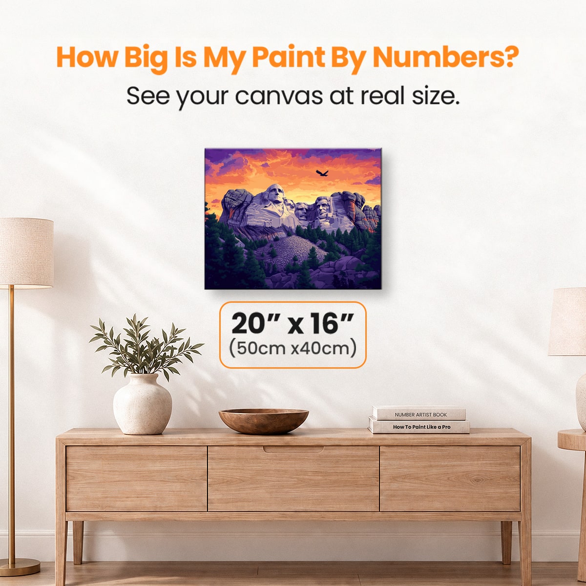 Rushmore Colors - Number Artist Paint by Numbers Kits