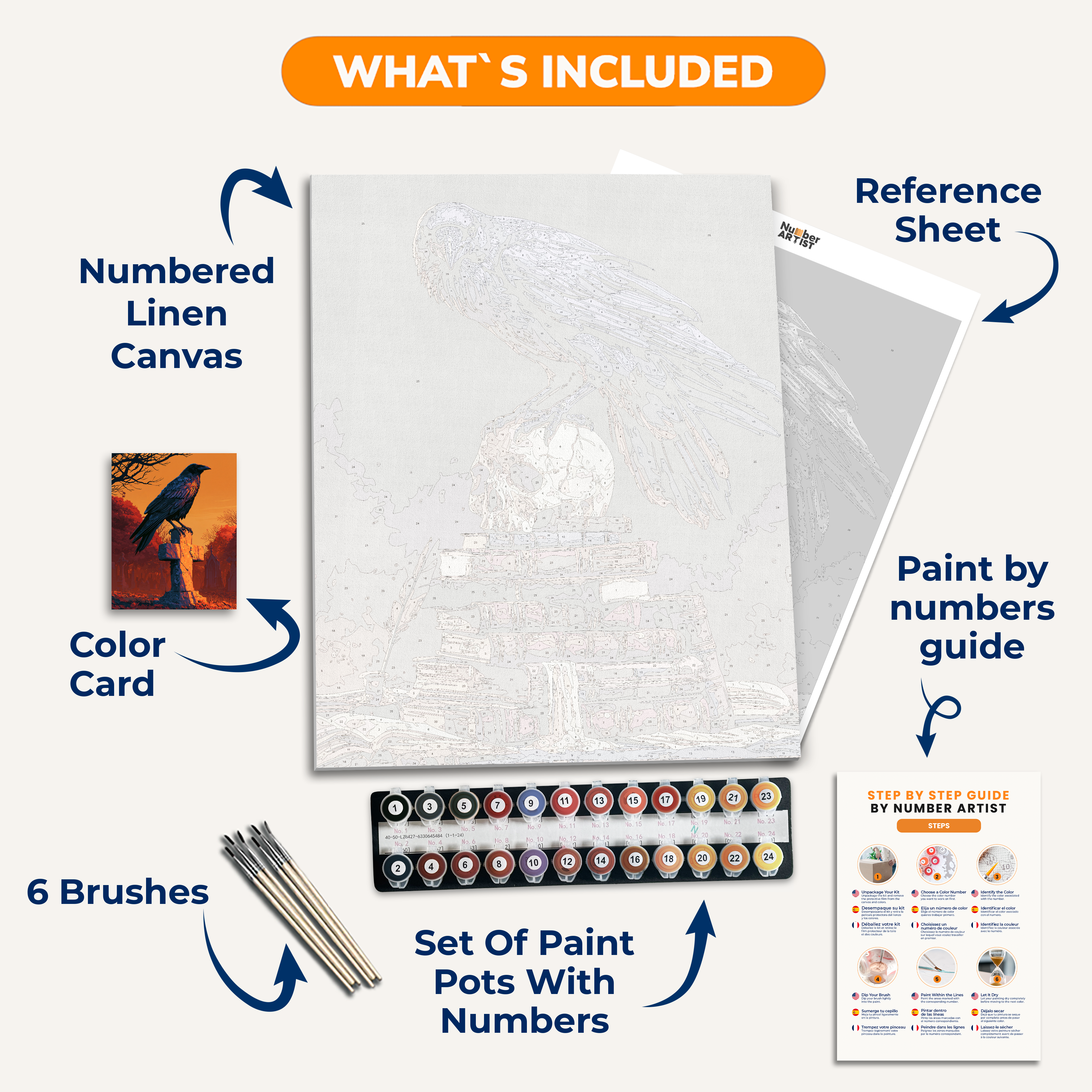 Graven - Number Artist Paint by Numbers Kits