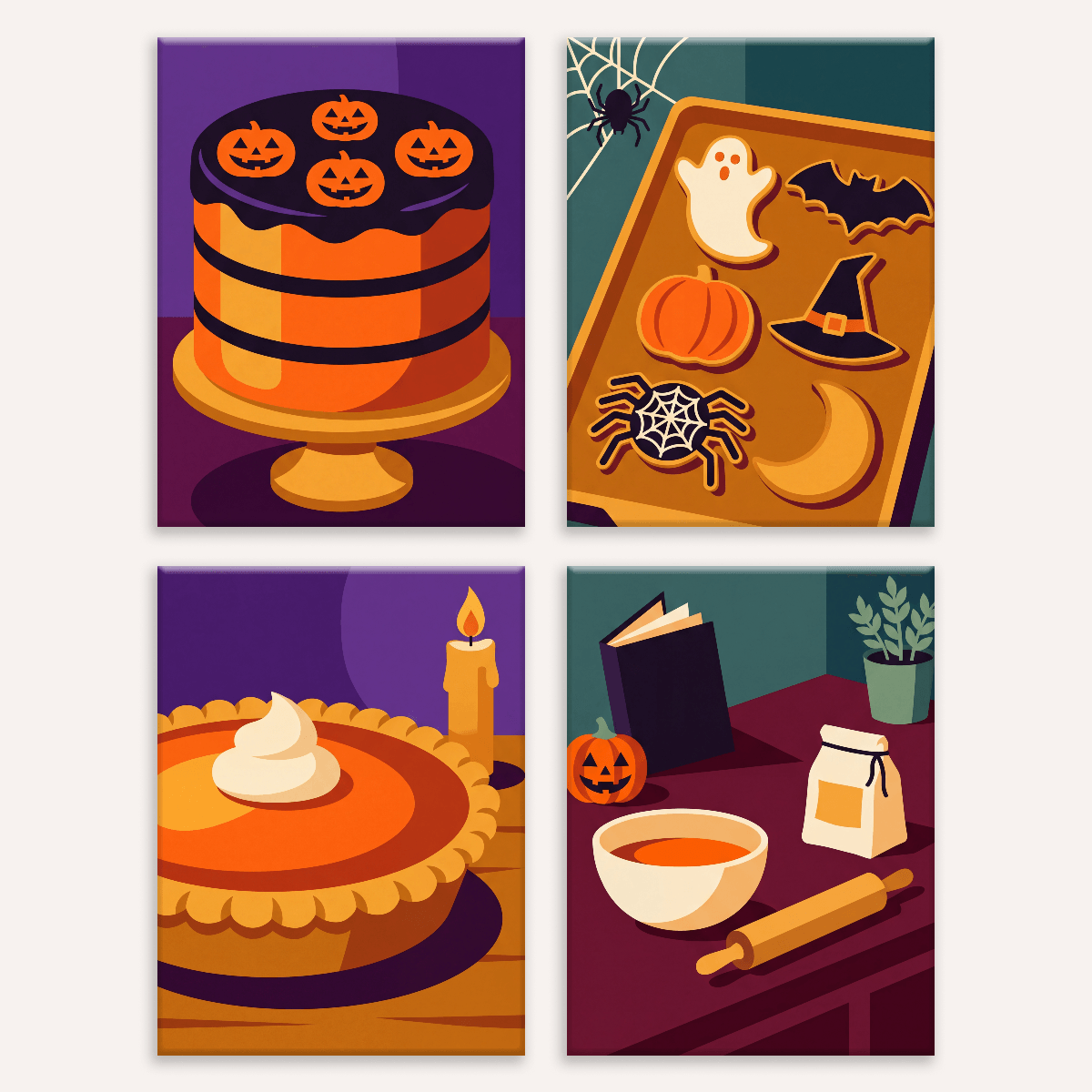 Spooky Bakery - Number Artist Paint by Numbers Kits