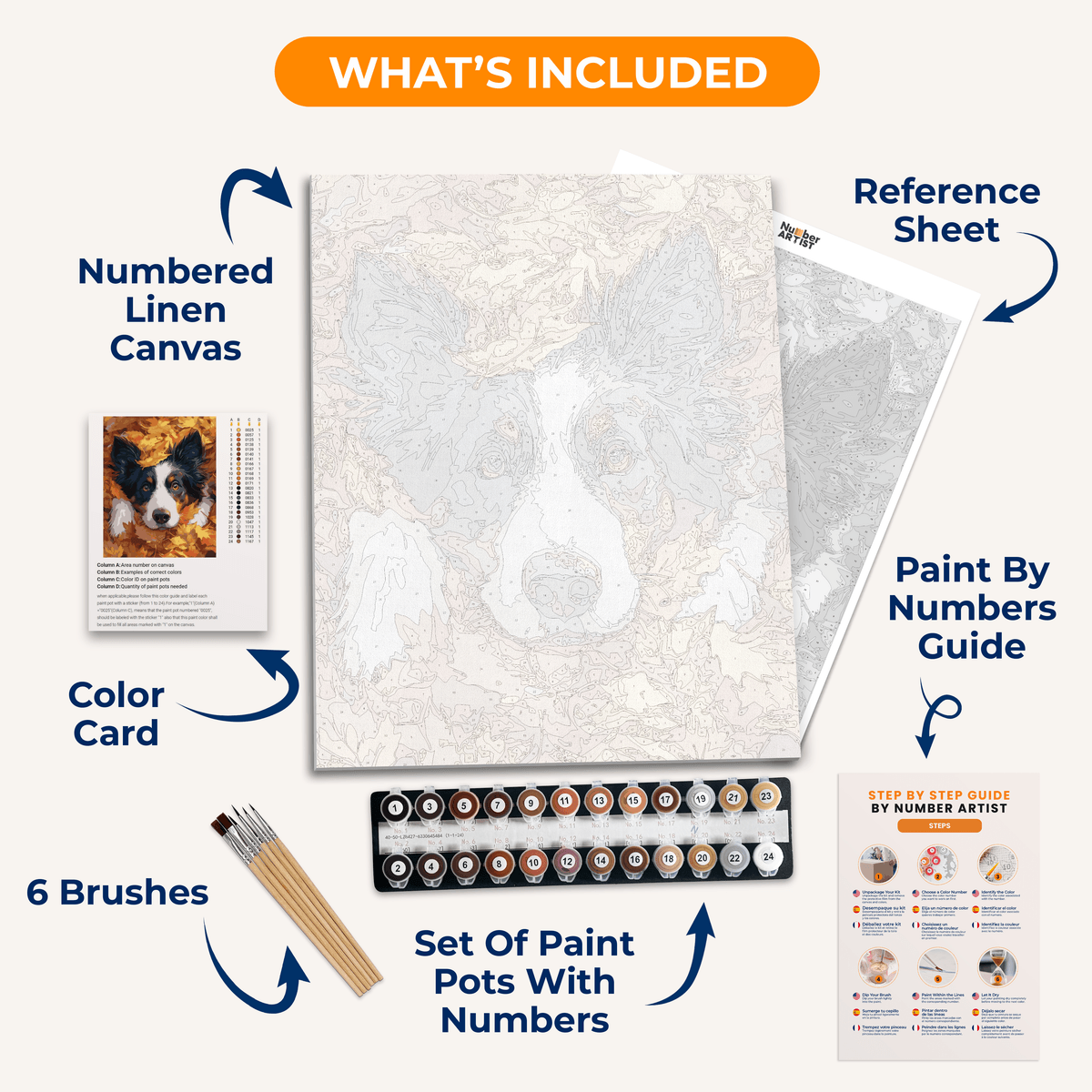 Tucked in Autumn Blanket - Number Artist Paint by Numbers Kits