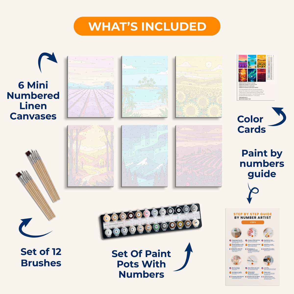 Wild Landscapes Vol. 2 - Number Artist Paint by Numbers Kits
