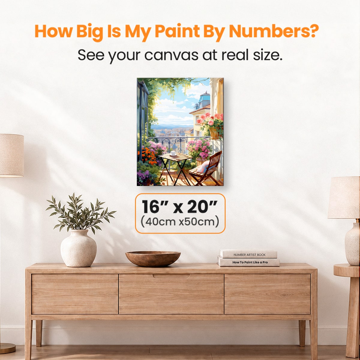 Peaceful Fountain - Number Artist Paint by Numbers Kits