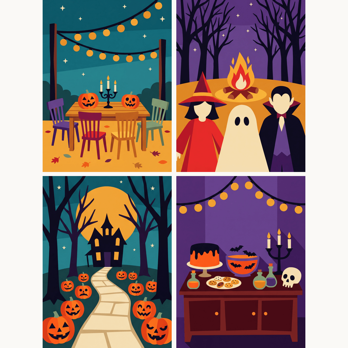 Halloween Party - Number Artist Paint by Numbers Kits