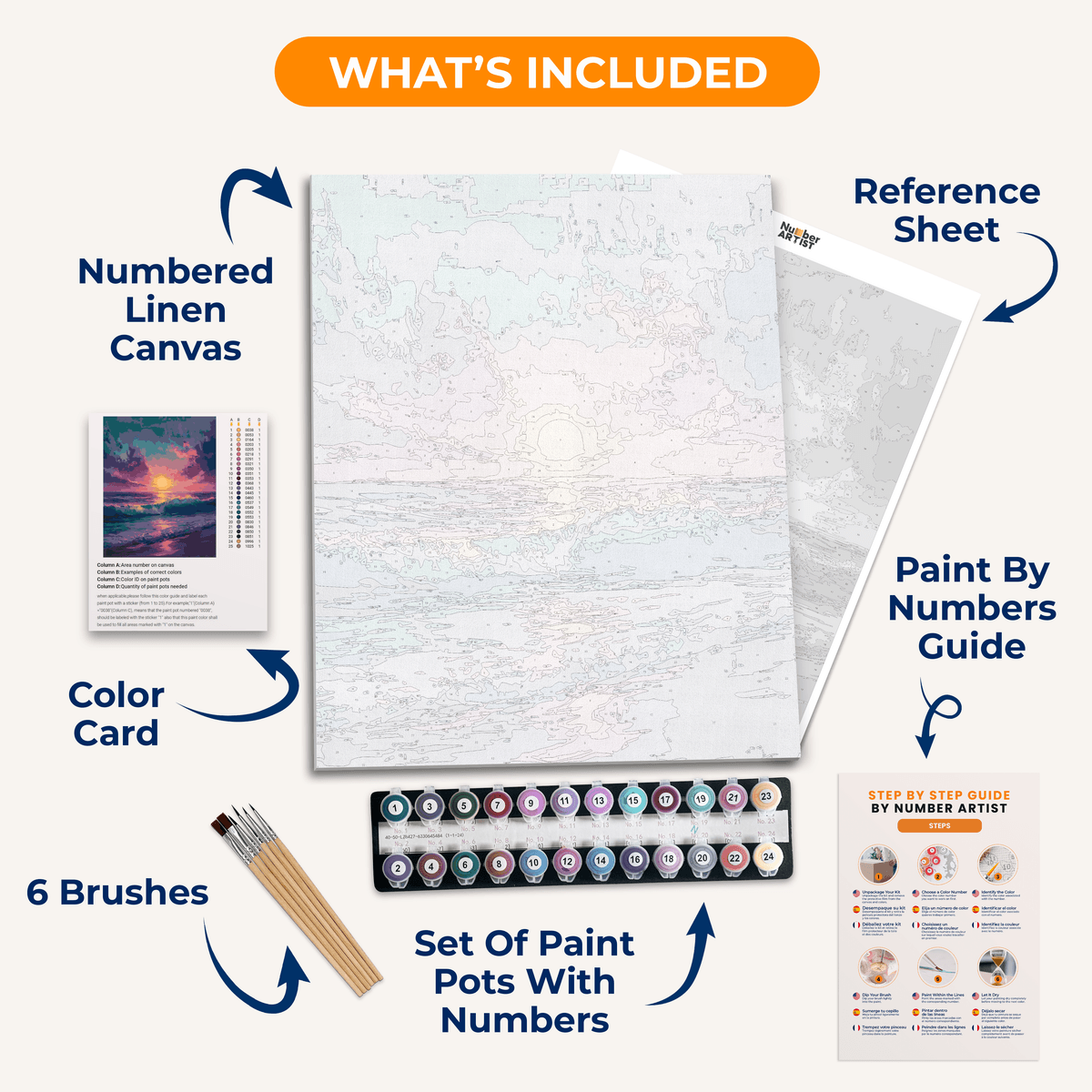 Surreal Evening - Number Artist Paint by Numbers Kits