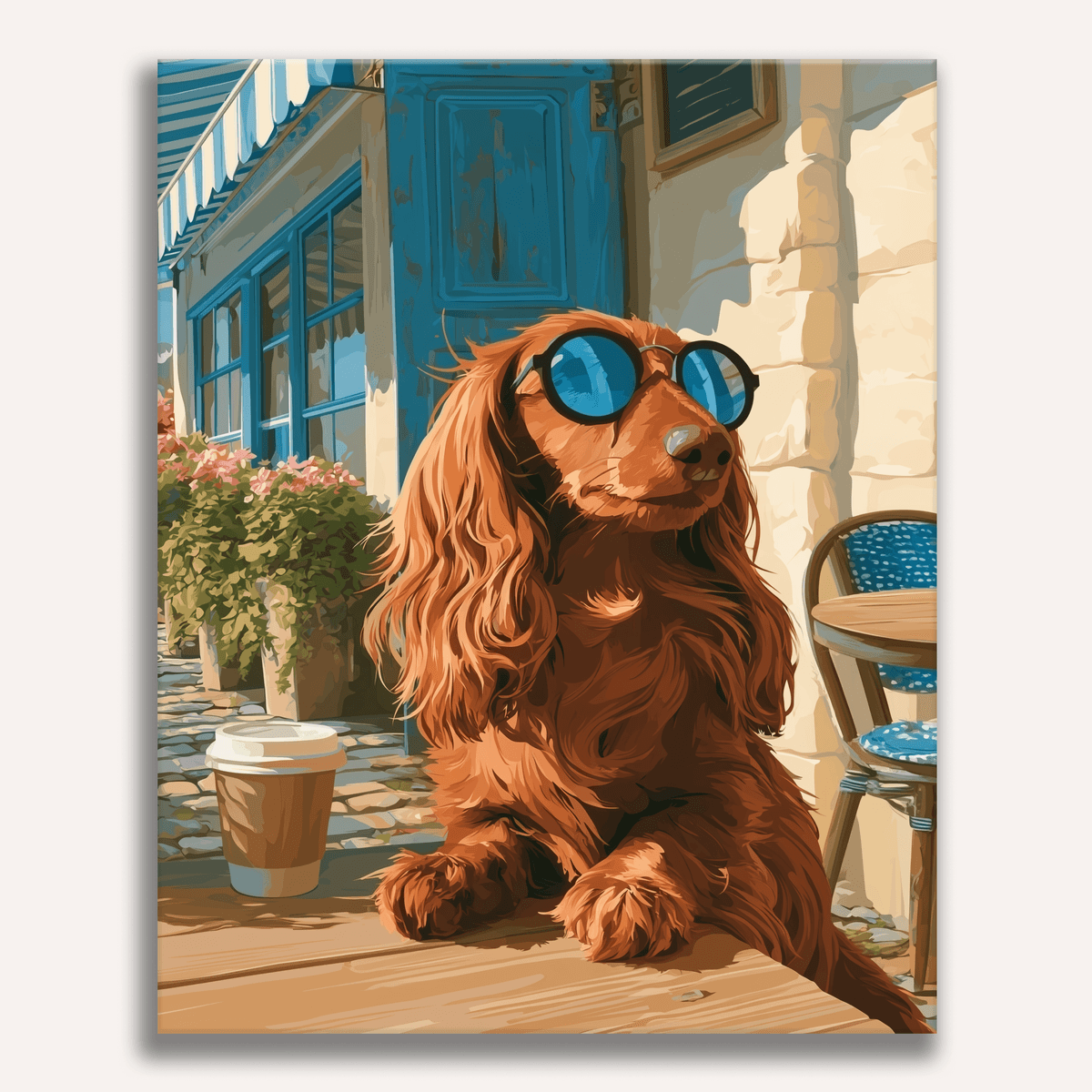Too Cool for School - Number Artist Paint by Numbers Kits