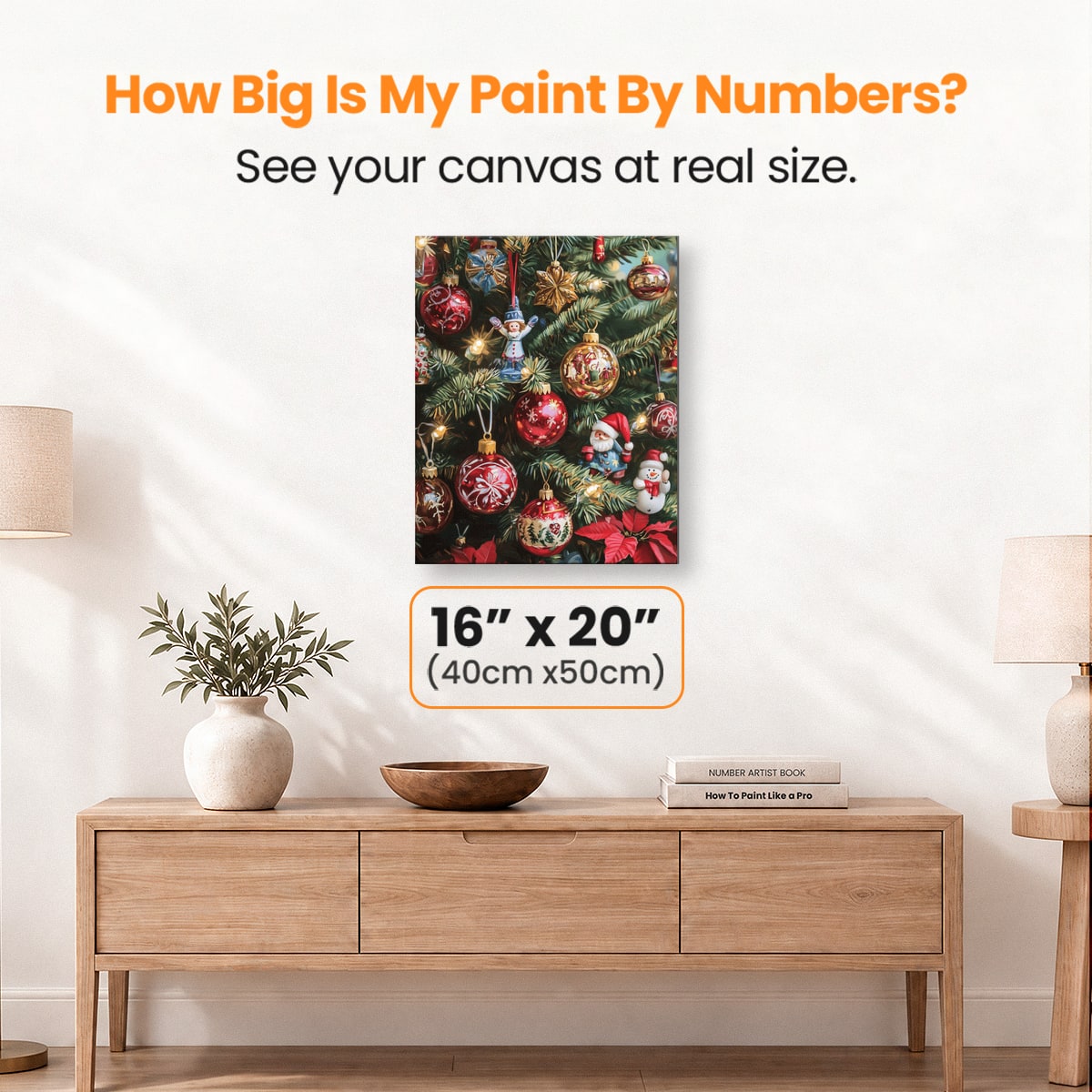 Shiny Ornaments - Number Artist Paint by Numbers Kits