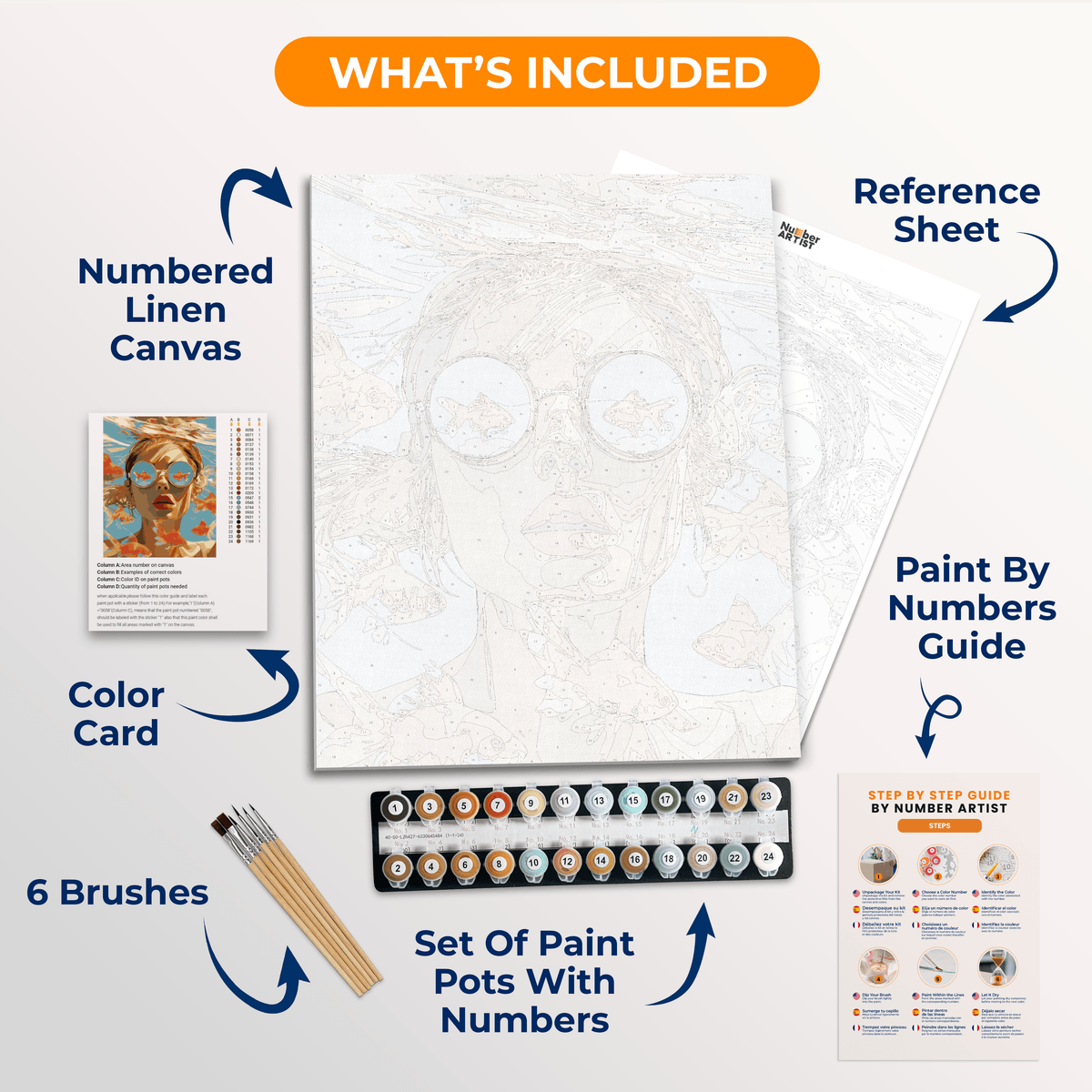 Golden View - Number Artist Paint by Numbers Kits