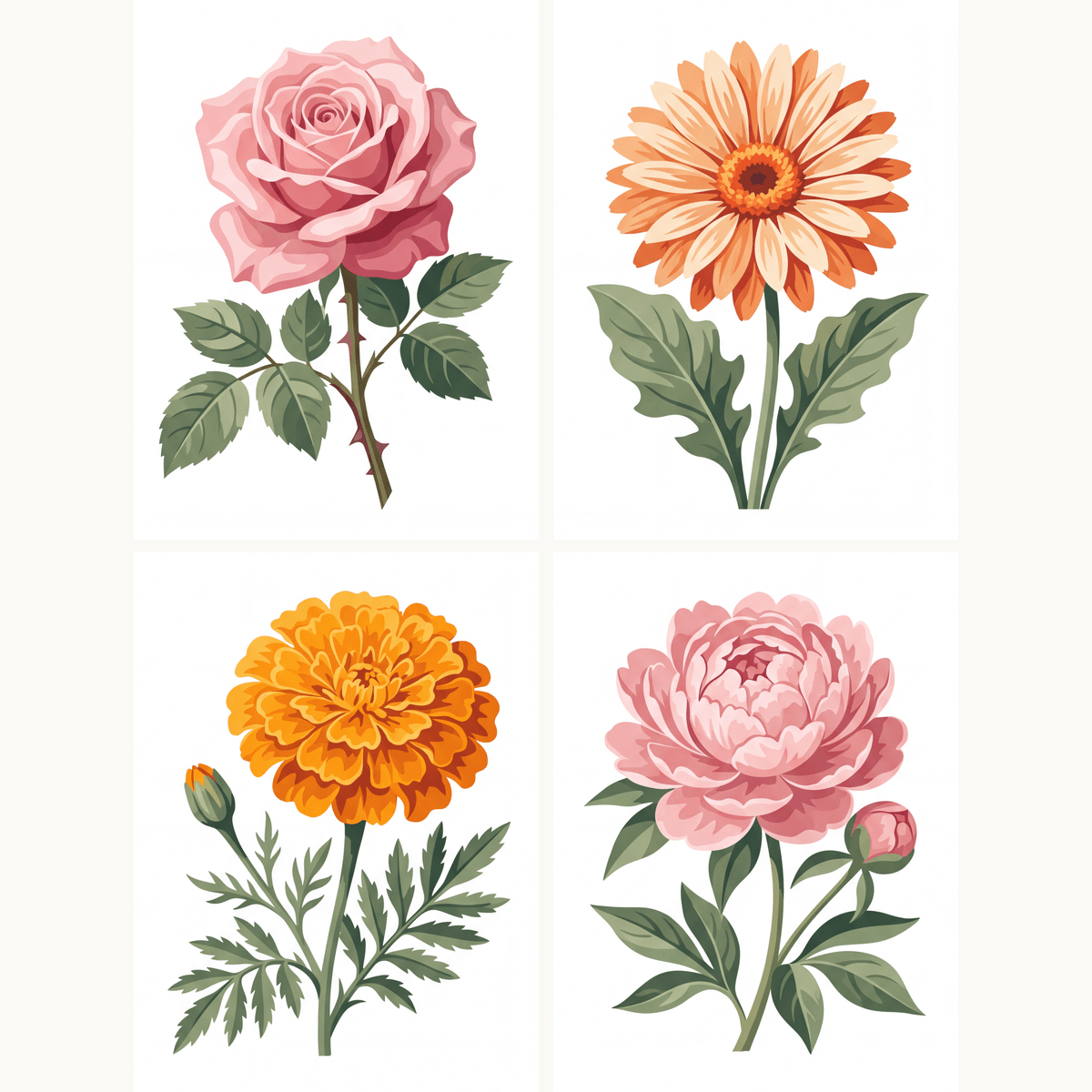 Grandma's Garden - Number Artist Paint by Numbers Kits