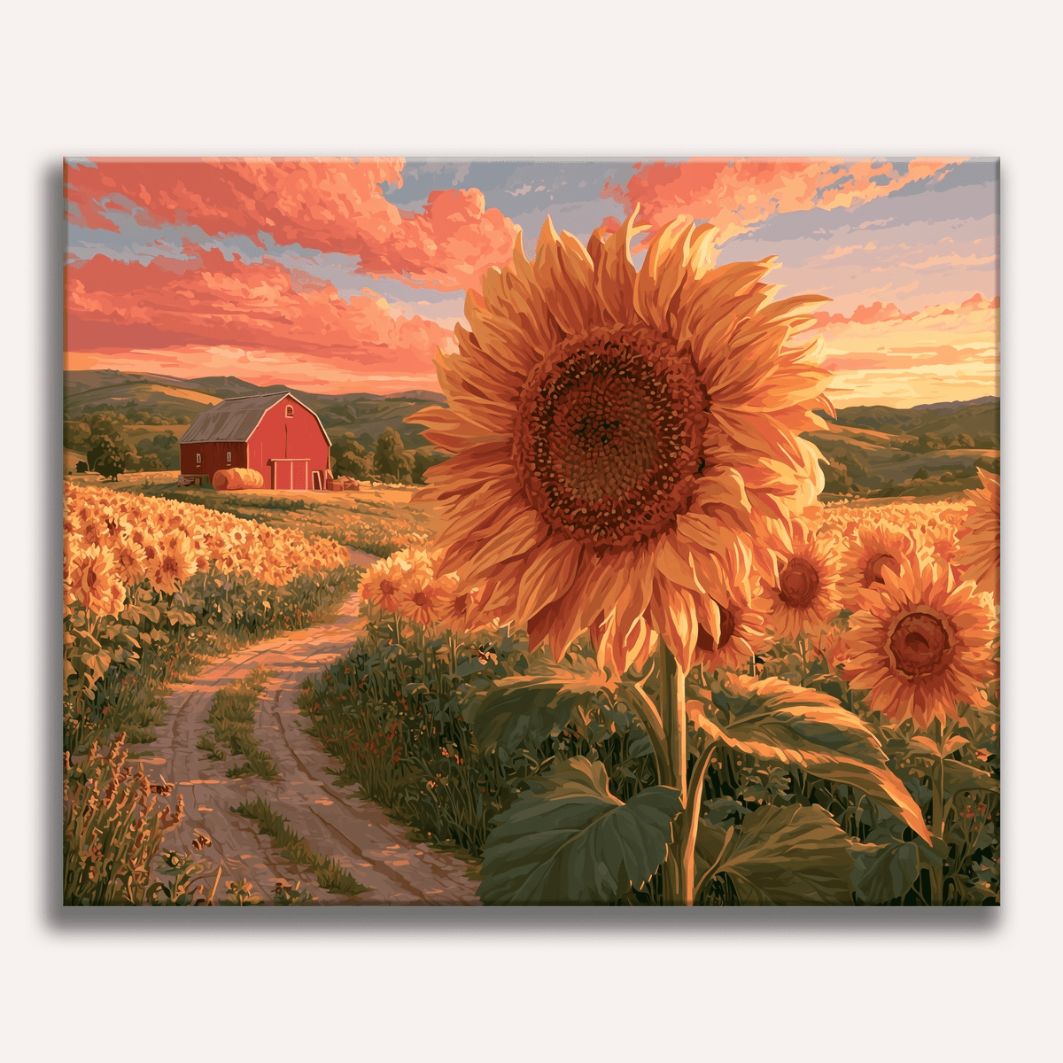 Golden Landscape - Number Artist Paint by Numbers Kits