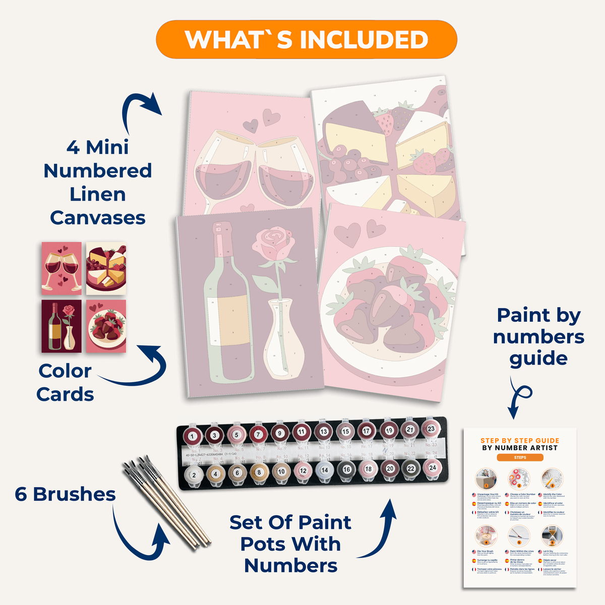Dining Soulmates - Number Artist Paint by Numbers Kits