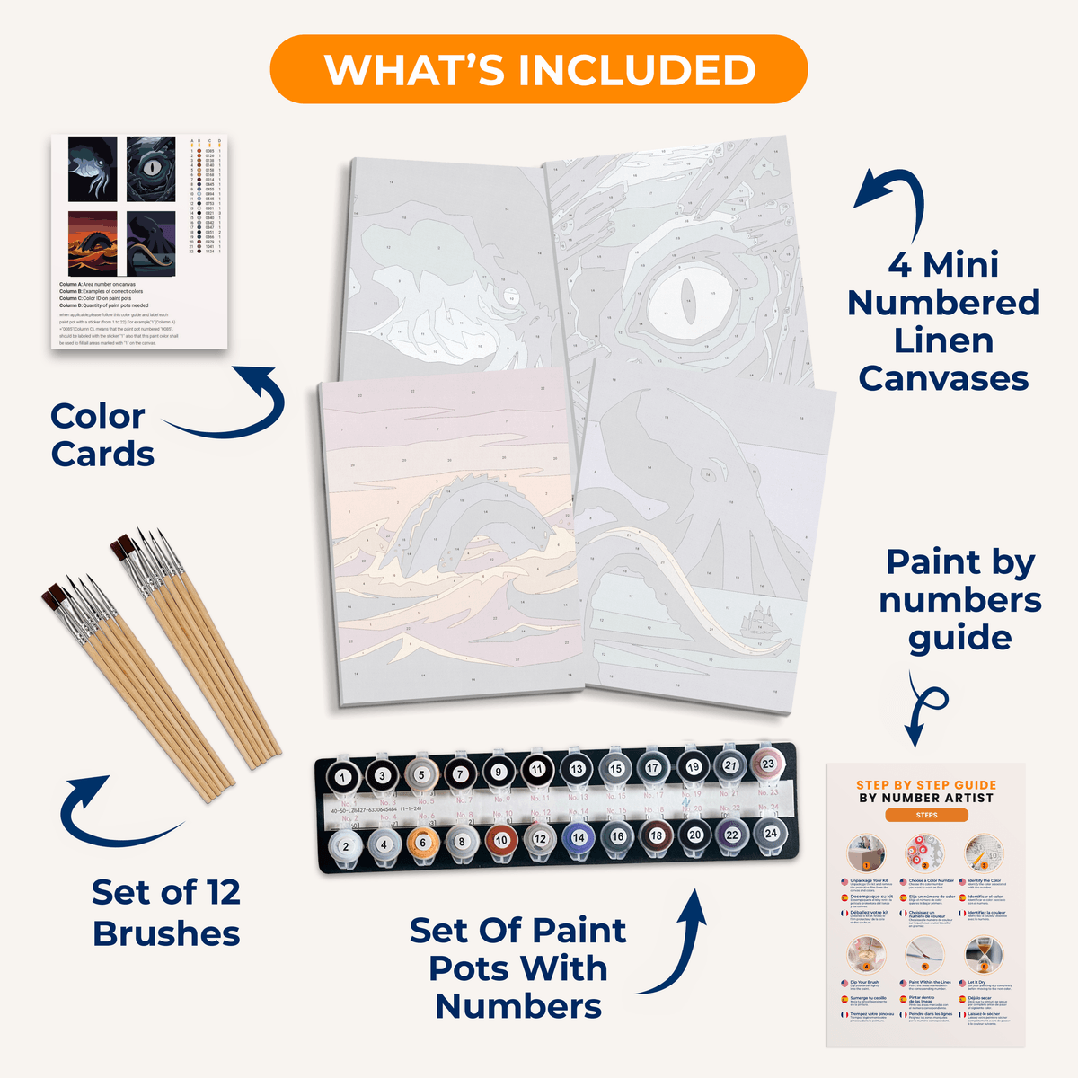 Deep Terror - Number Artist Paint by Numbers Kits