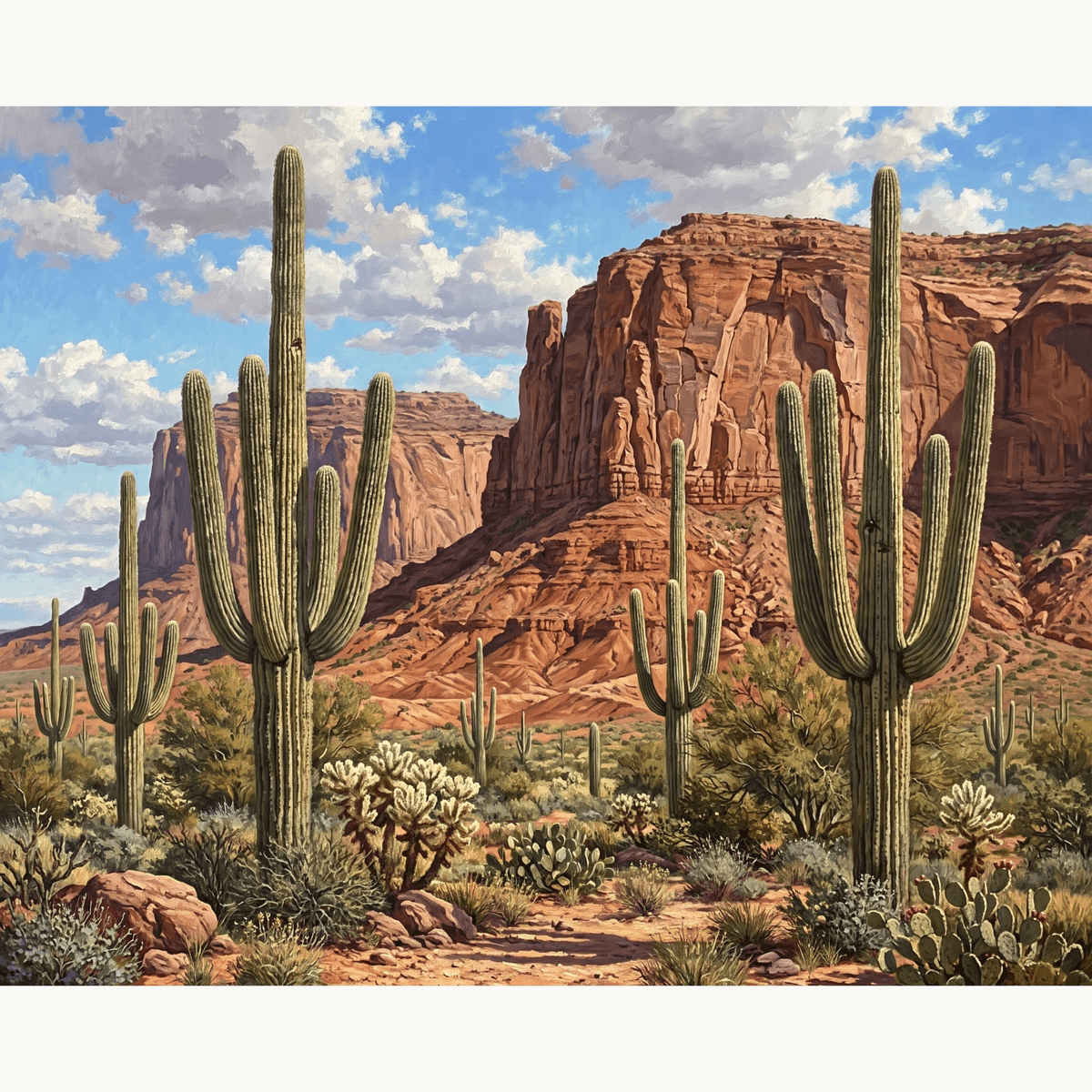 Desert Stillness - Number Artist Paint by Numbers Kits
