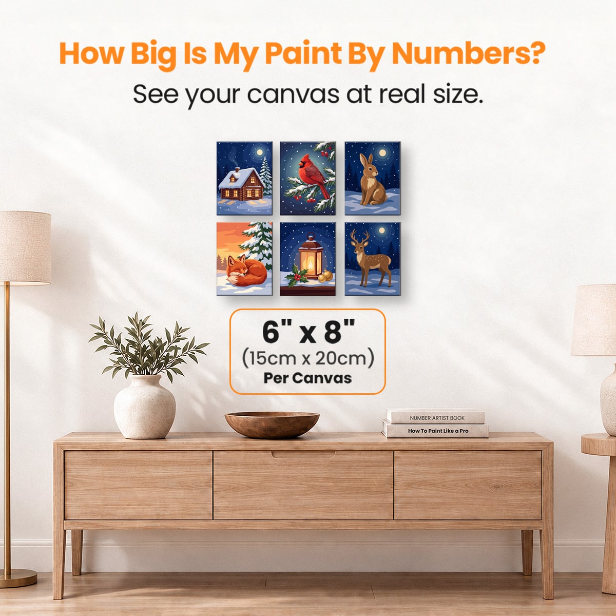 Winter Nights - Number Artist Paint by Numbers Kits