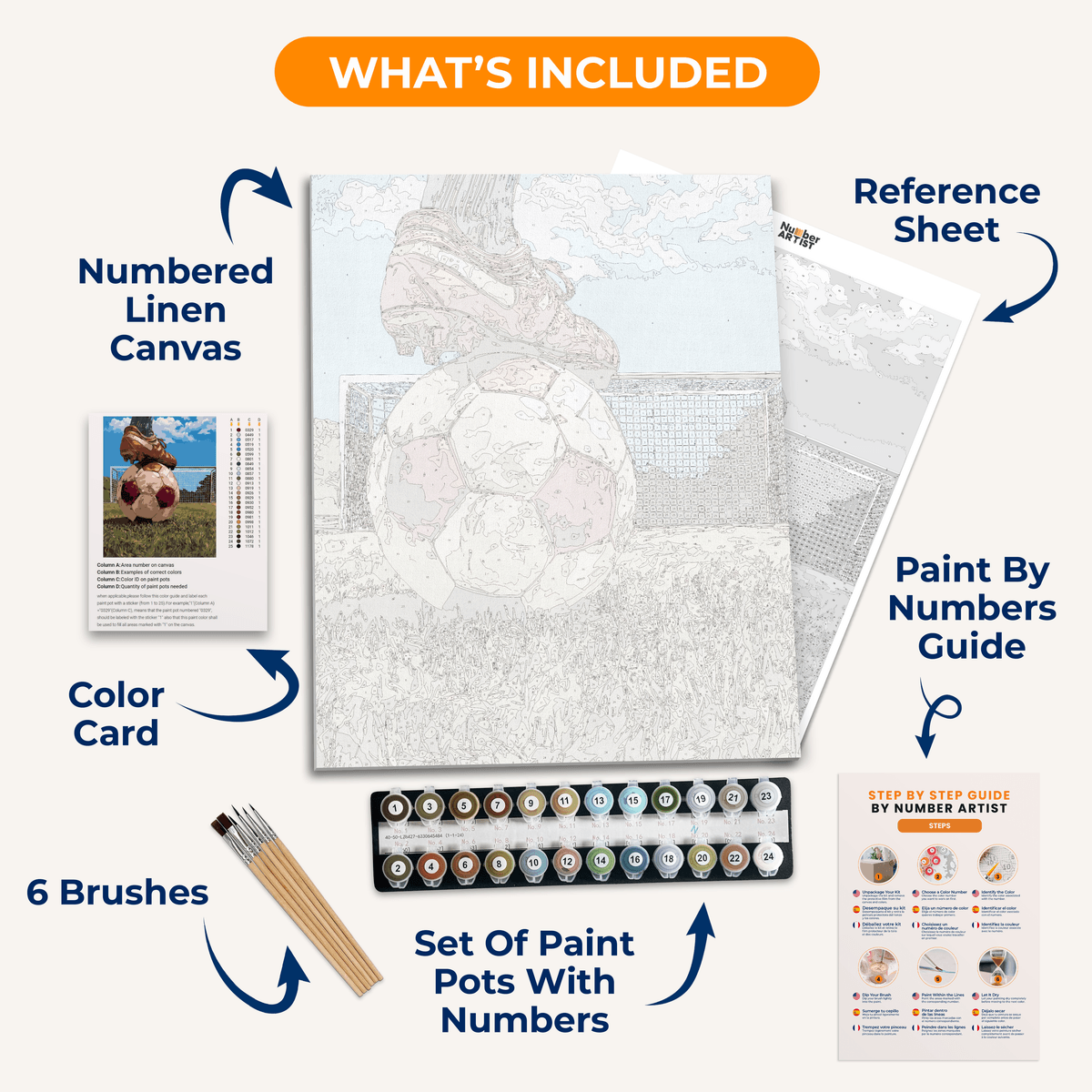 Practice Shots - Number Artist Paint by Numbers Kits