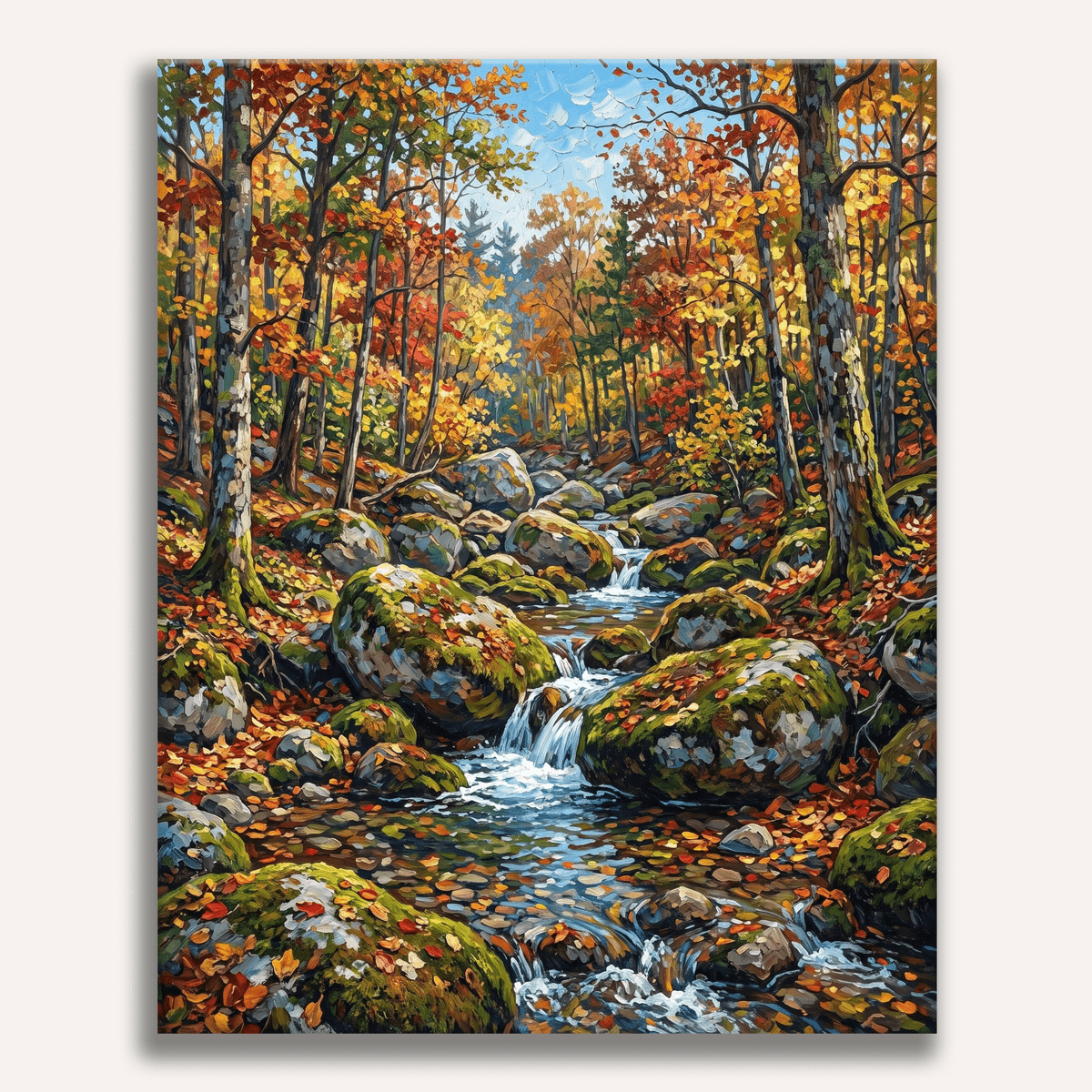 Mossy Creek - Number Artist Paint by Numbers Kits